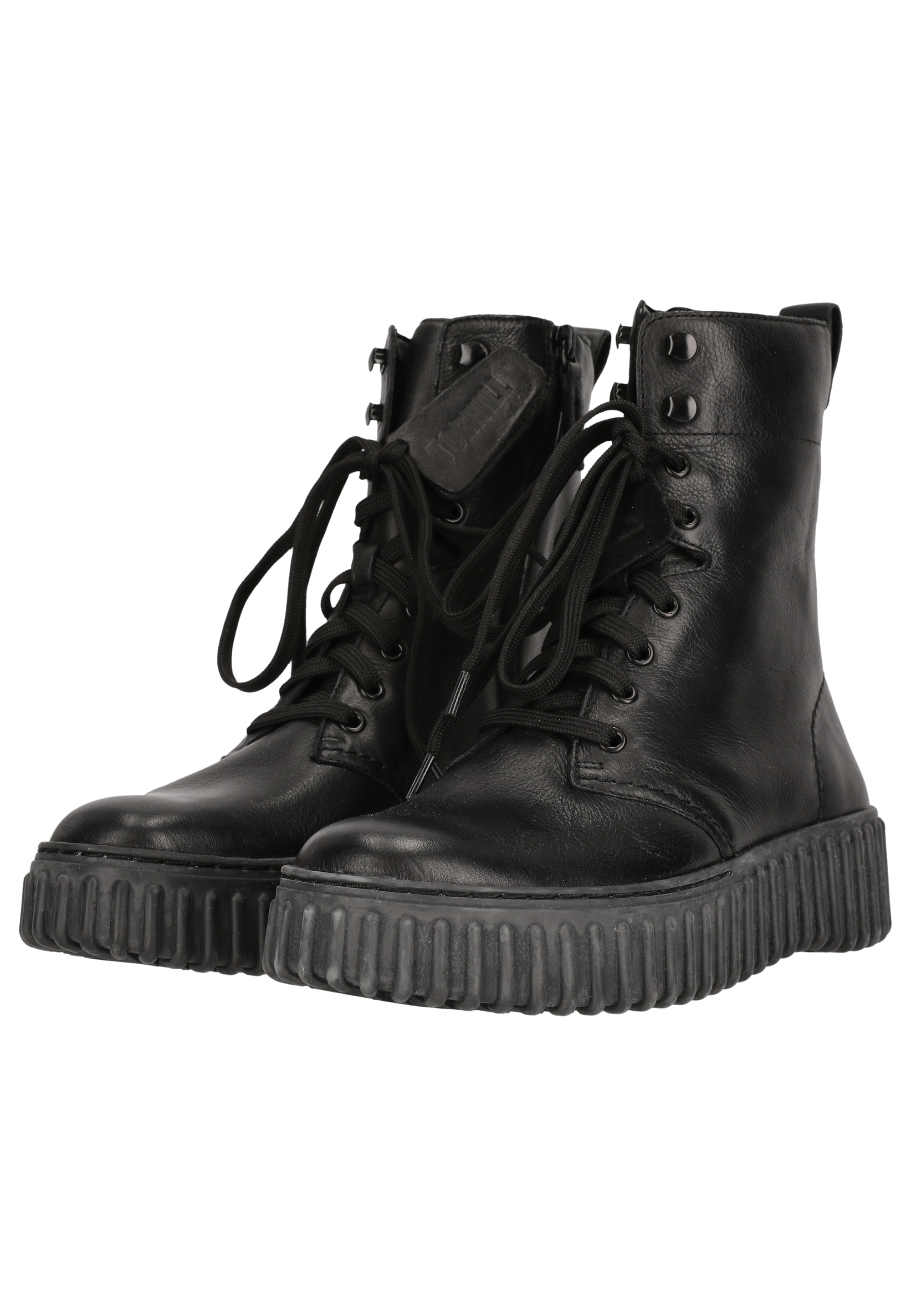 Clarks Stiefel »Torhill Style«  aus schwarzem Glattleder