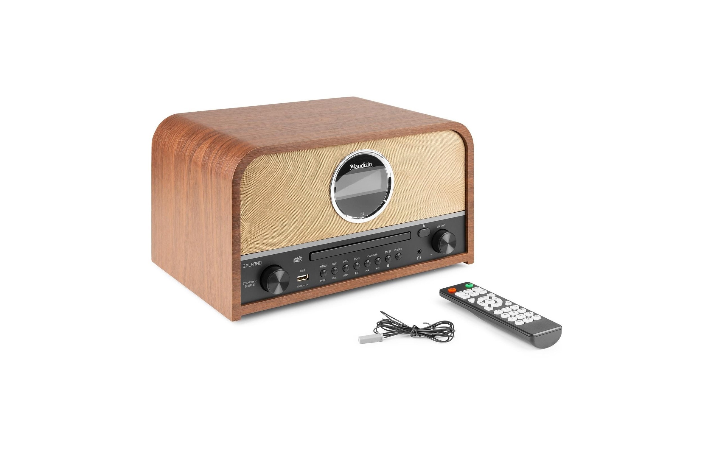 AUDIZIO CD-Radiorecorder »Salerno Braun« ( 50 W)