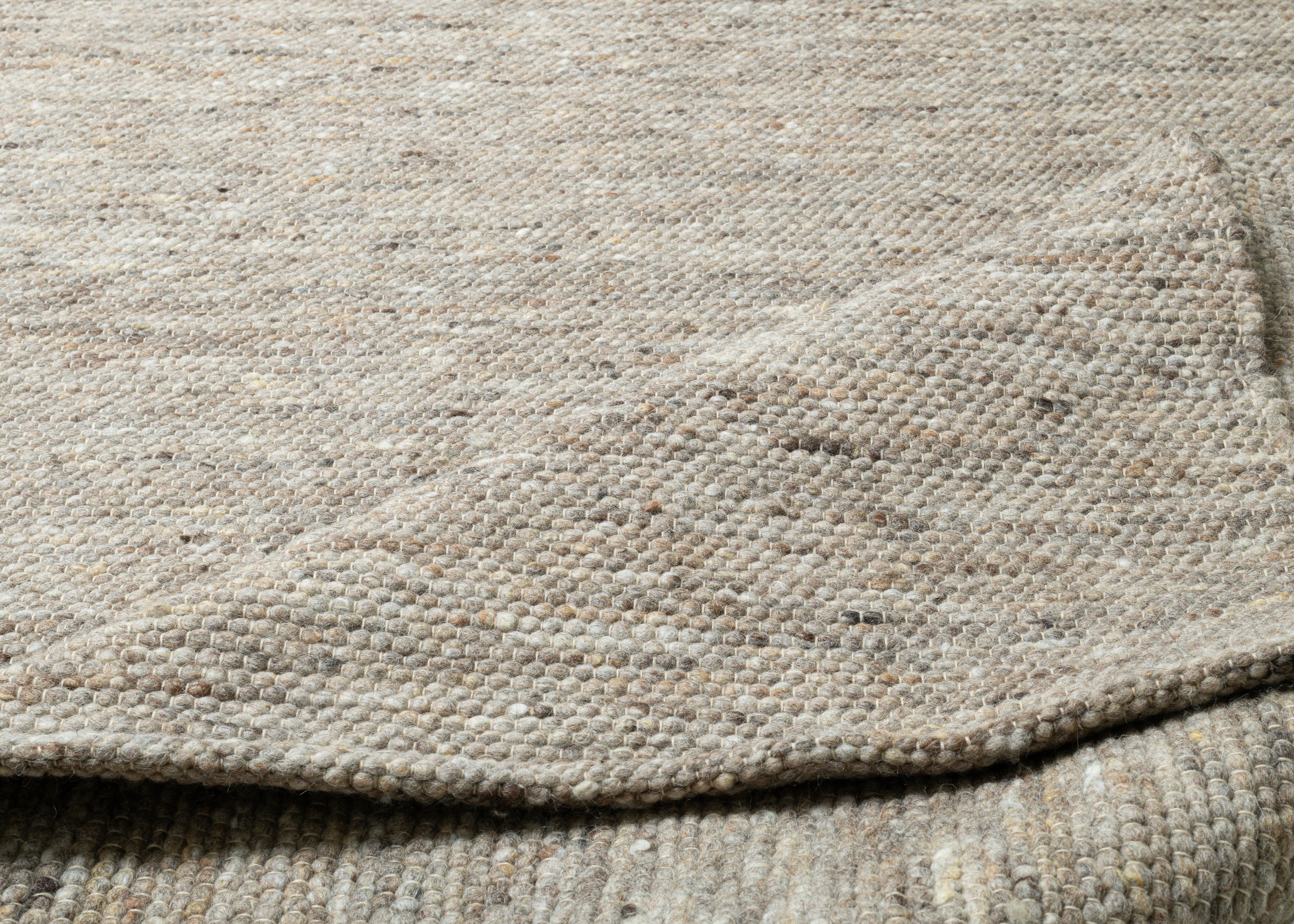 Wollteppich OTTO HOME "Pirker", braun, B:170cm H:12mm L:240cm, Schurwolle, Teppiche, Wendeteppich, meliert, reine Wolle, handgewebt, Scandi, Wohnzimmer 3