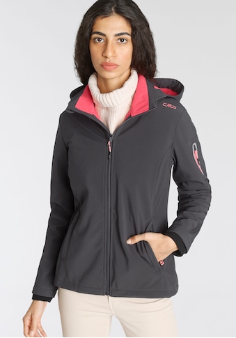 CMP Softshelljacke su Kapuze Winddicht & W...