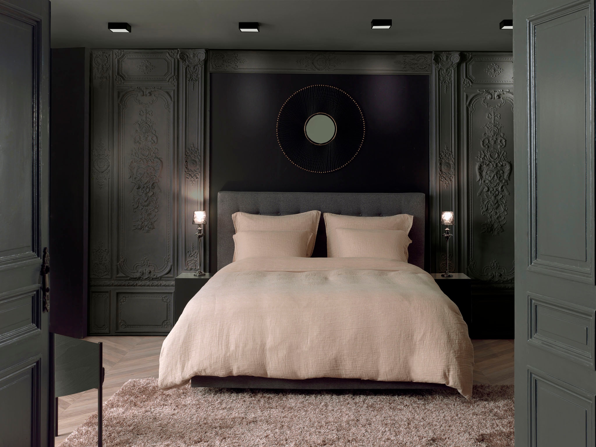 YELLOW Bettwäsche "Garza" 2 Stk. tlg. Uni Design, 100% Baumwolle ab 135x200 günstig online kaufen