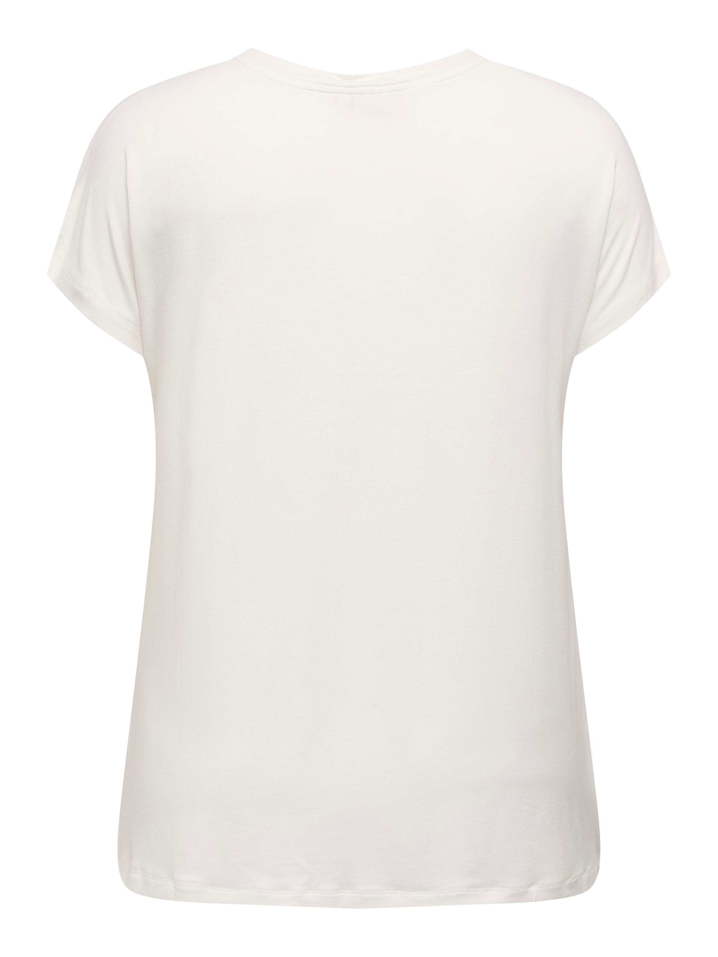 ONLY CARMAKOMA Kurzarmshirt "CARVIGGA S/S O-NECK MIX TEE JRS BS" günstig online kaufen