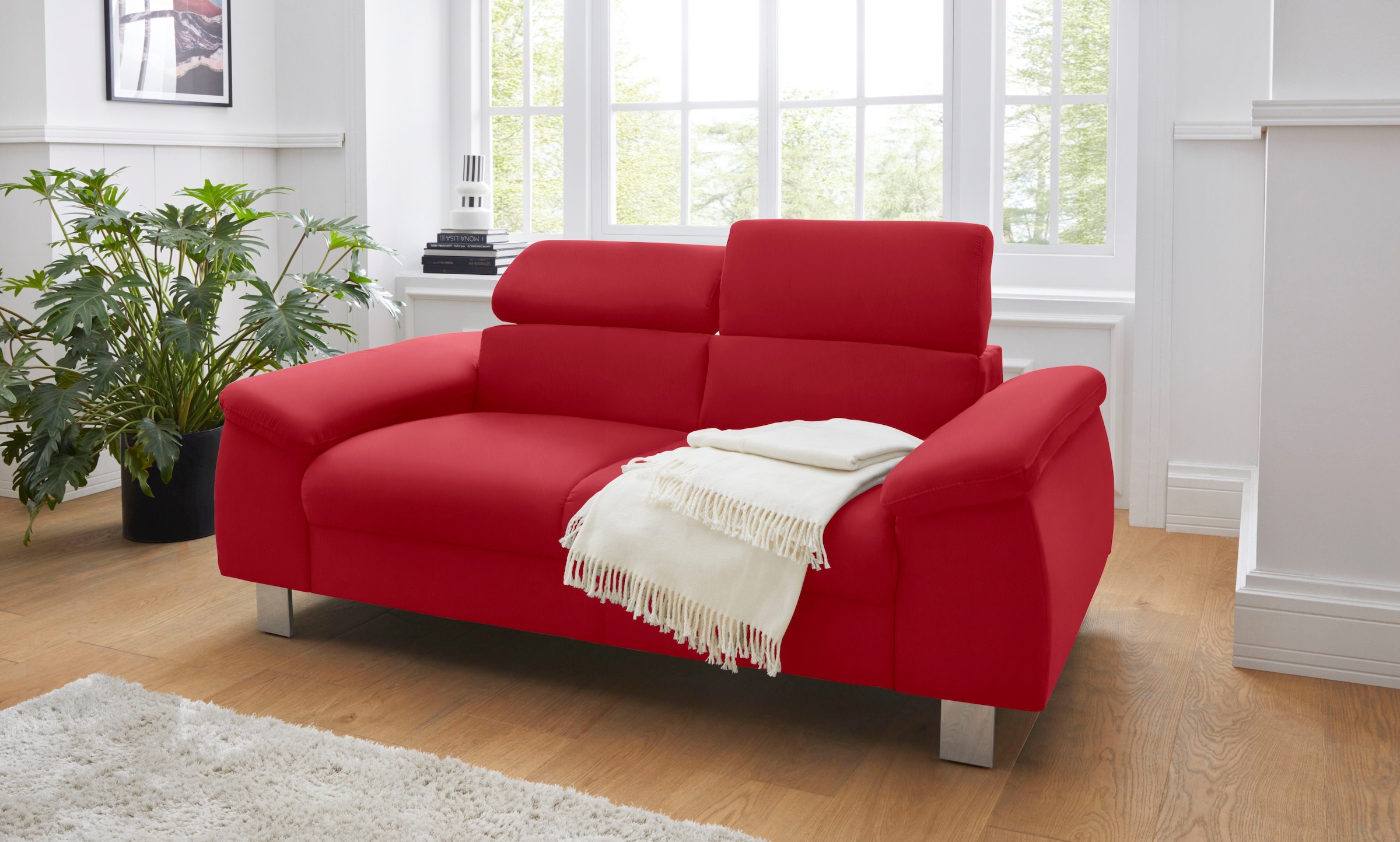 COTTA Polstergarnitur "Komaris", (Set), Set bestehend aus: 2-Sitzer mit Kop günstig online kaufen