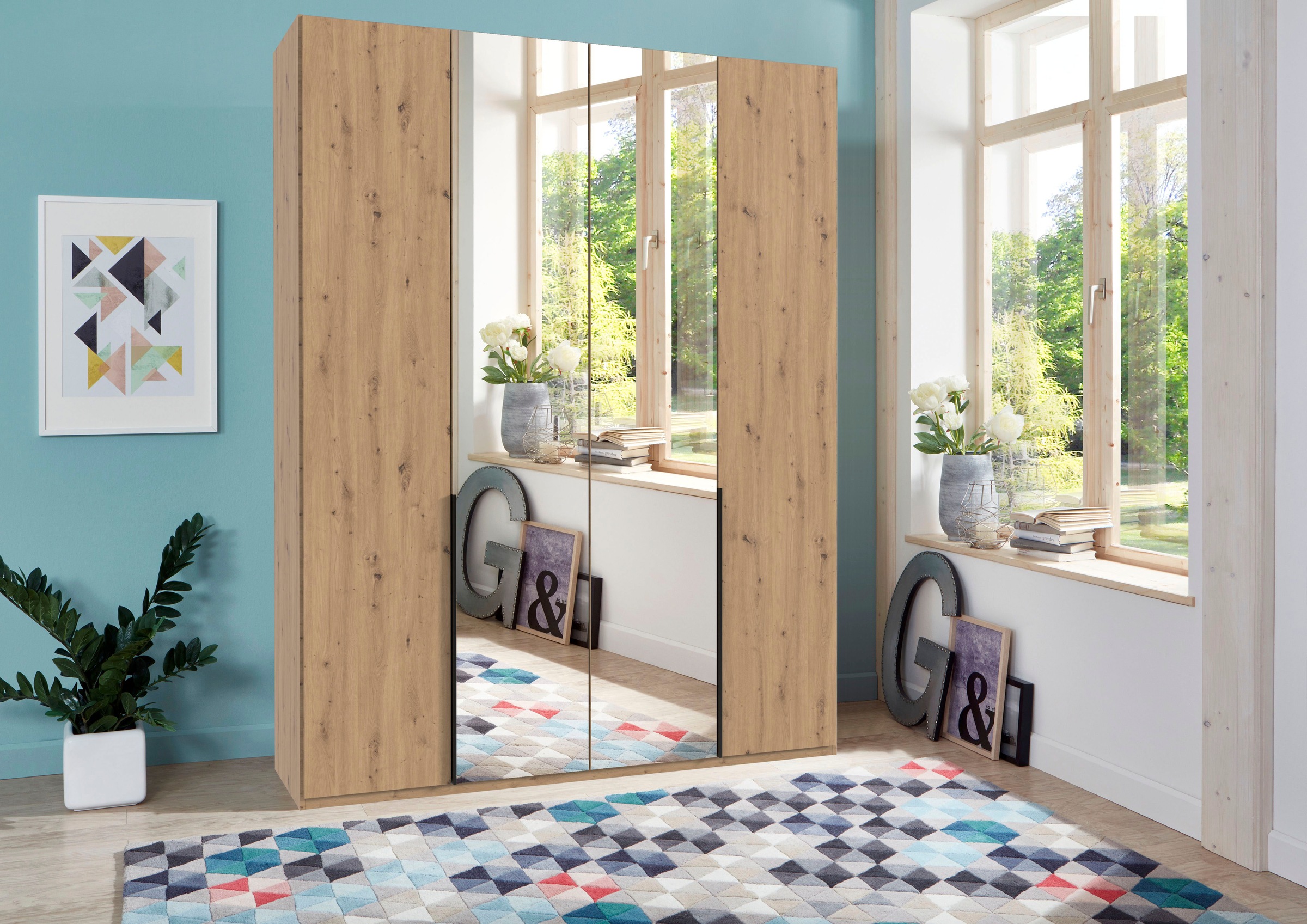 Wimex Kleiderschrank "Mugano, in 5 Breiten und 2 Höhen, Made in Germany", ( günstig online kaufen