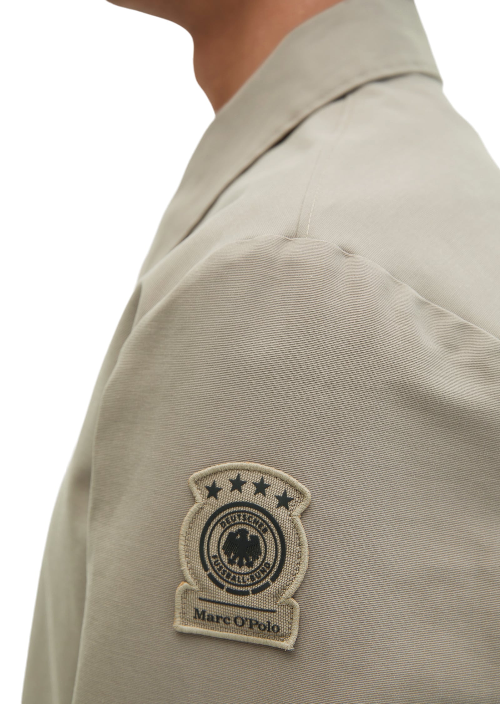 Marc O'Polo Outdoorjacke »aus wasserabweisendem Bio-Baumwoll-Canvas« ohne Kapuze