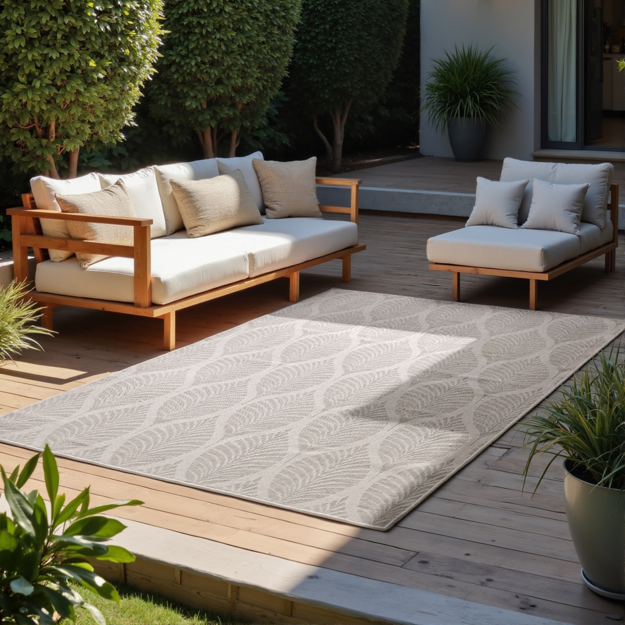 HANSE Home Outdoorteppich "Liora Wendeteppich" rechteckig 5 mm Höhe Läufer, günstig online kaufen