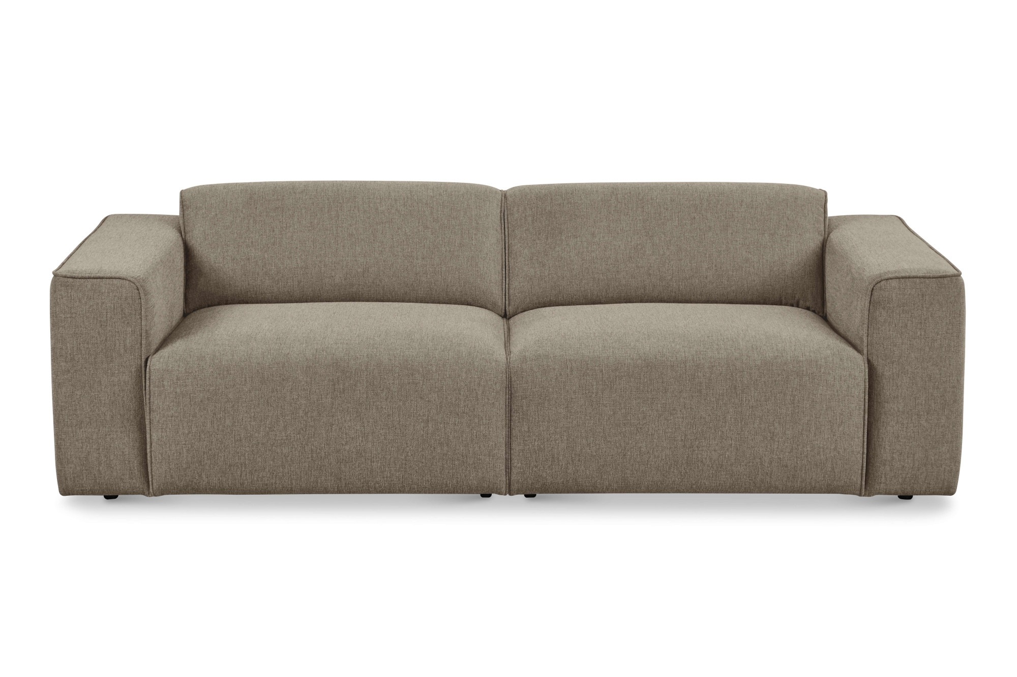 andas 3-Sitzer "Noord mit Kedernaht, Breite 232 cm", Cord, Struktur, Websto günstig online kaufen