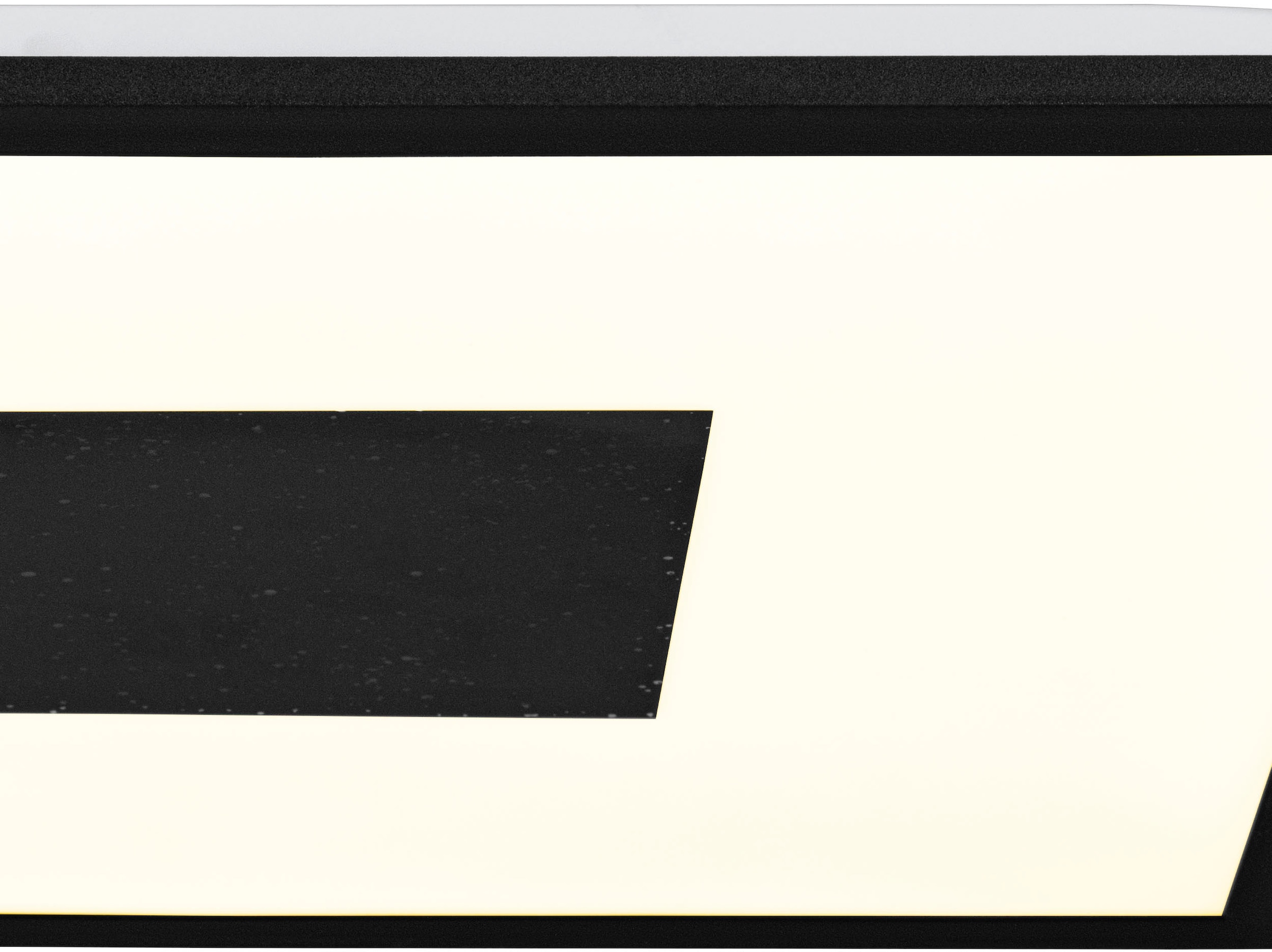 EGLO LED-Deckenleuchte »MARMORATA« in schwarz und weiß aus Alu, Stahl / inkl. und inkl. LED fest integriert - 19 Watt und 9 Watt, Ga. 44,5 x 44,5 cm