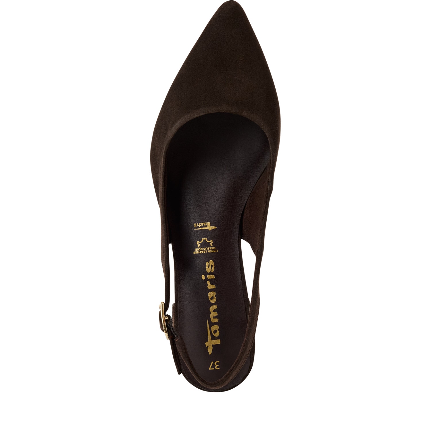 Tamaris Slingpumps  , Blockabsatz, Abendschuh, Sommerschuh mit verstellbarem Riemchen