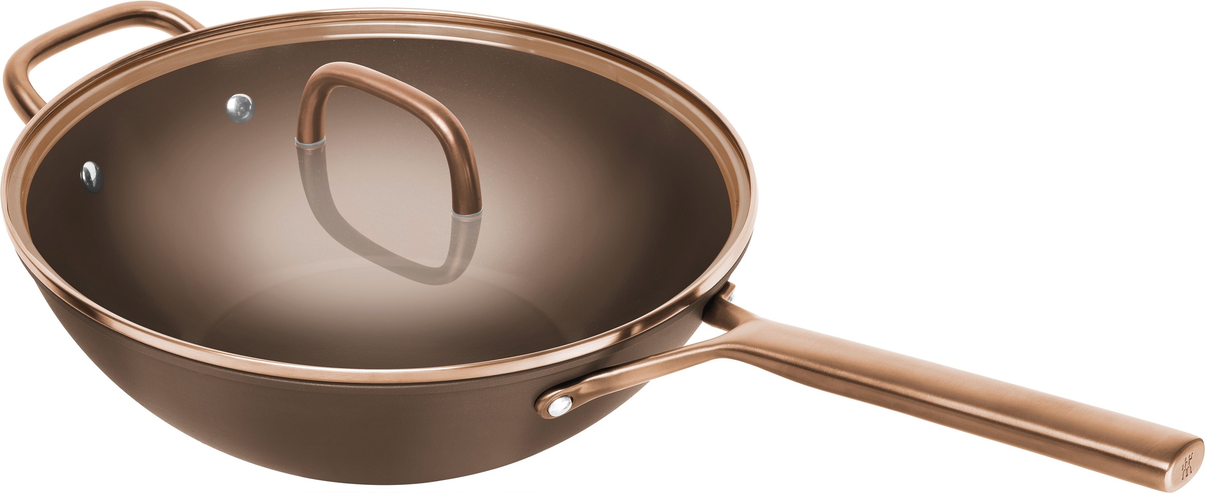 Zwilling Wok »Milano« Aluminium 1 tlg. Keramik-Antihaftbeschichtung, Induktion, Made in Italy