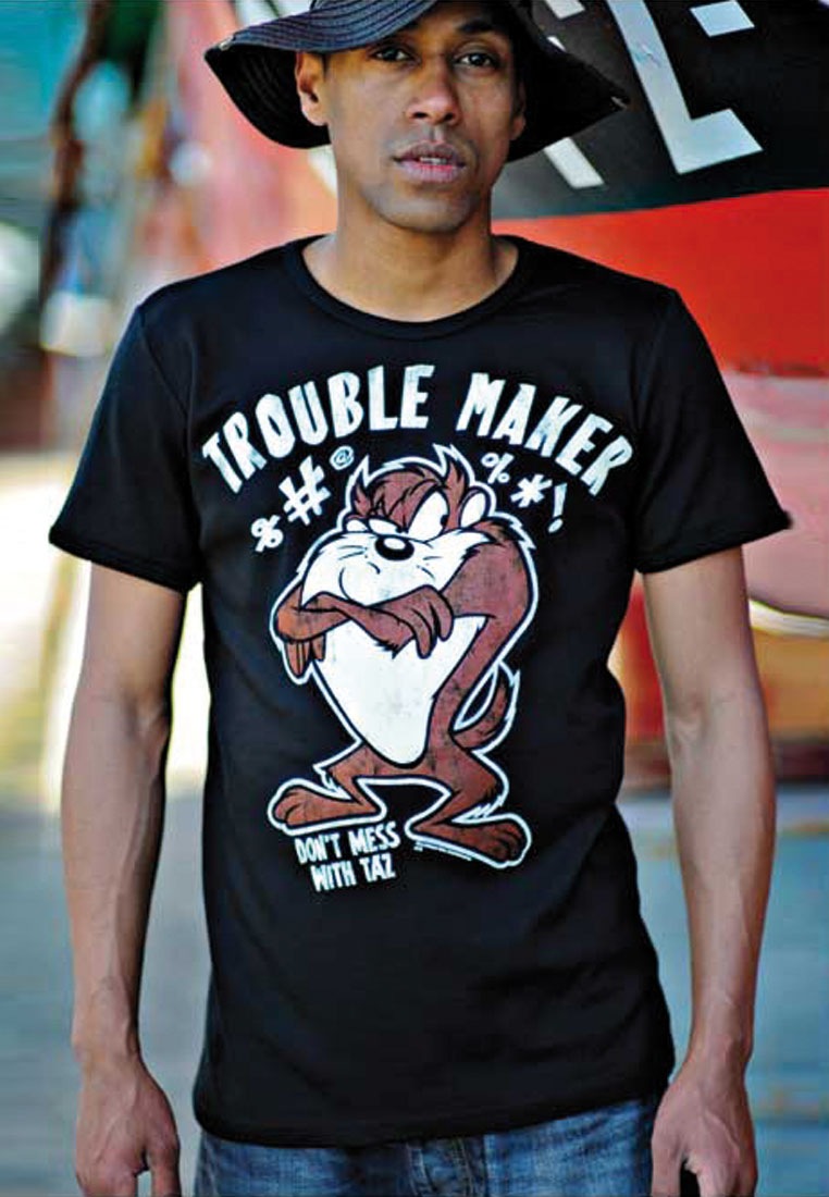 LOGOSHIRT T-Shirt »Looney Tunes - Taz - Trouble Maker«, mit tollem Taz-Print