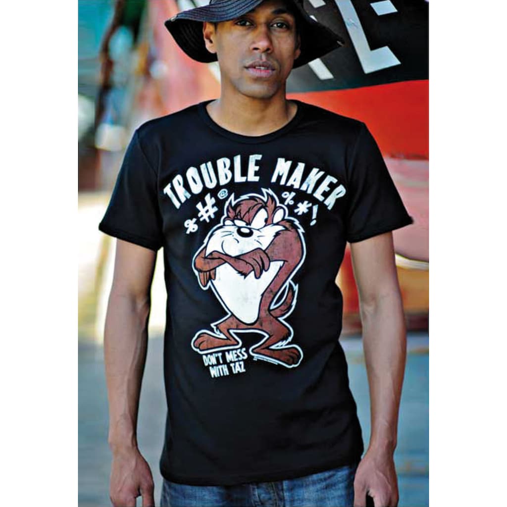 LOGOSHIRT T-Shirt »Looney Tunes - Taz - Trouble Maker«
