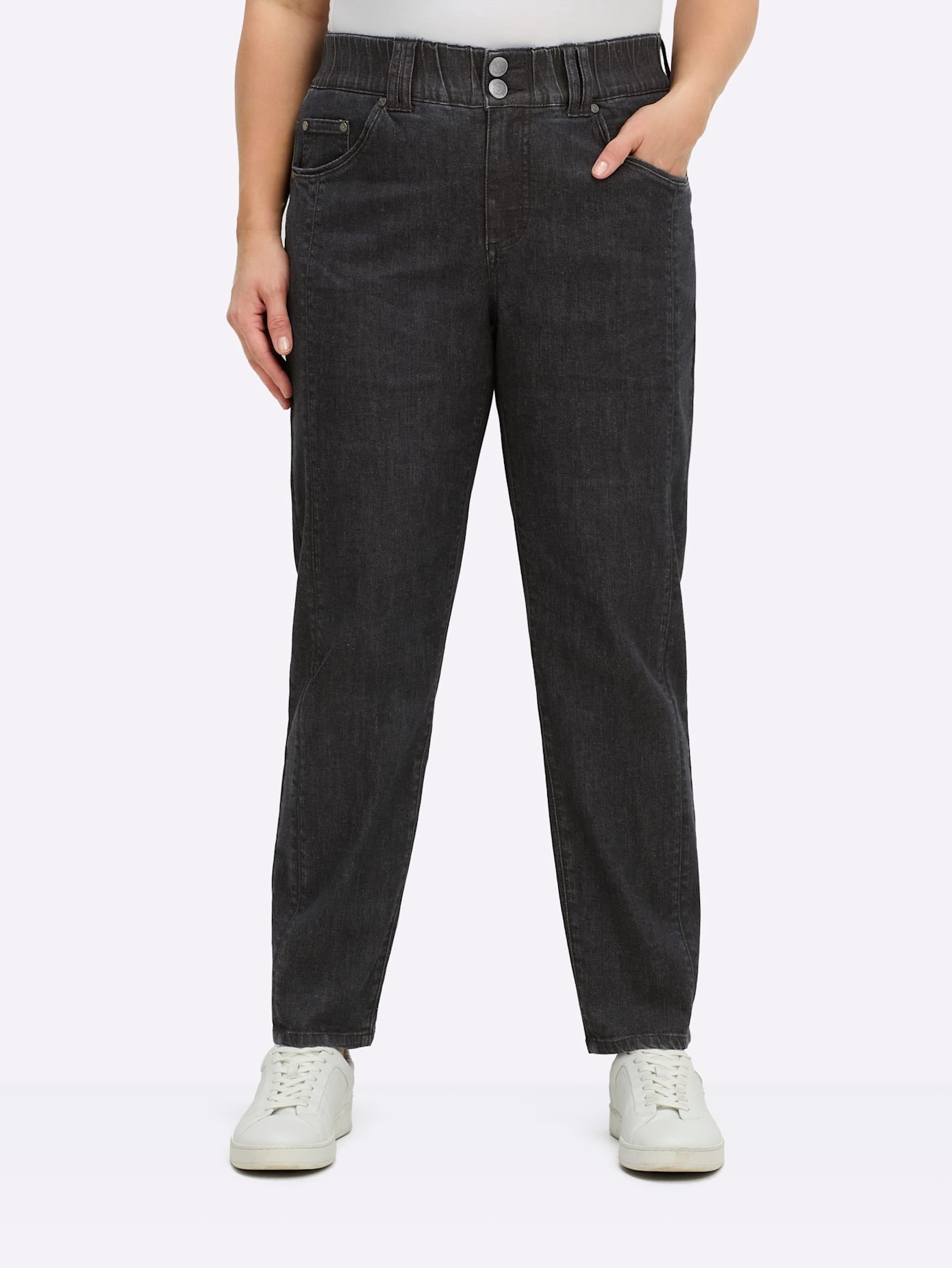 Sheego Anne Jeans Femme Noir Taille 56 7
