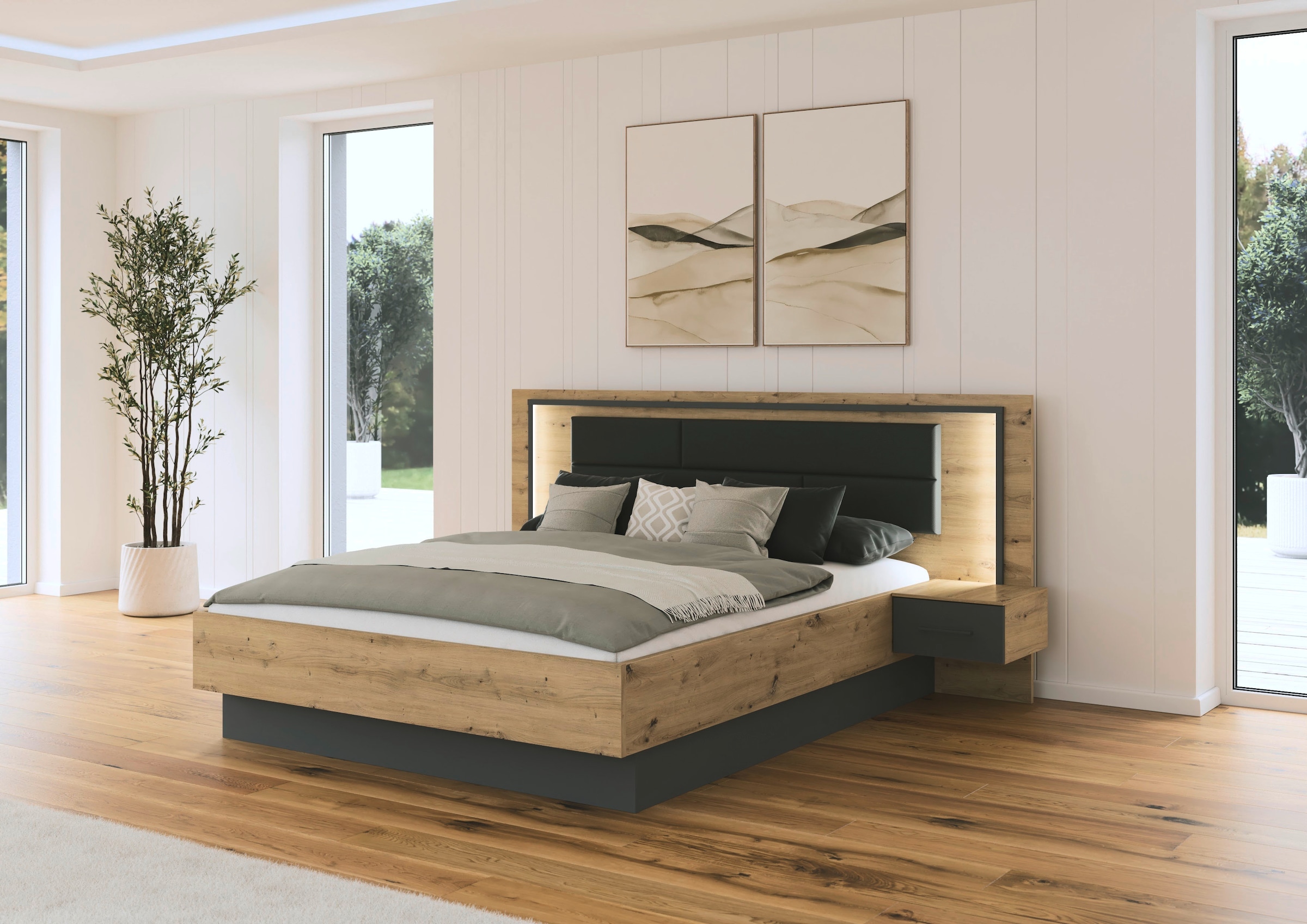 rauch Bettanlage "Bett Doppelbett Komortbett BILBAO-EXTRA" Set, Liegefläche günstig online kaufen