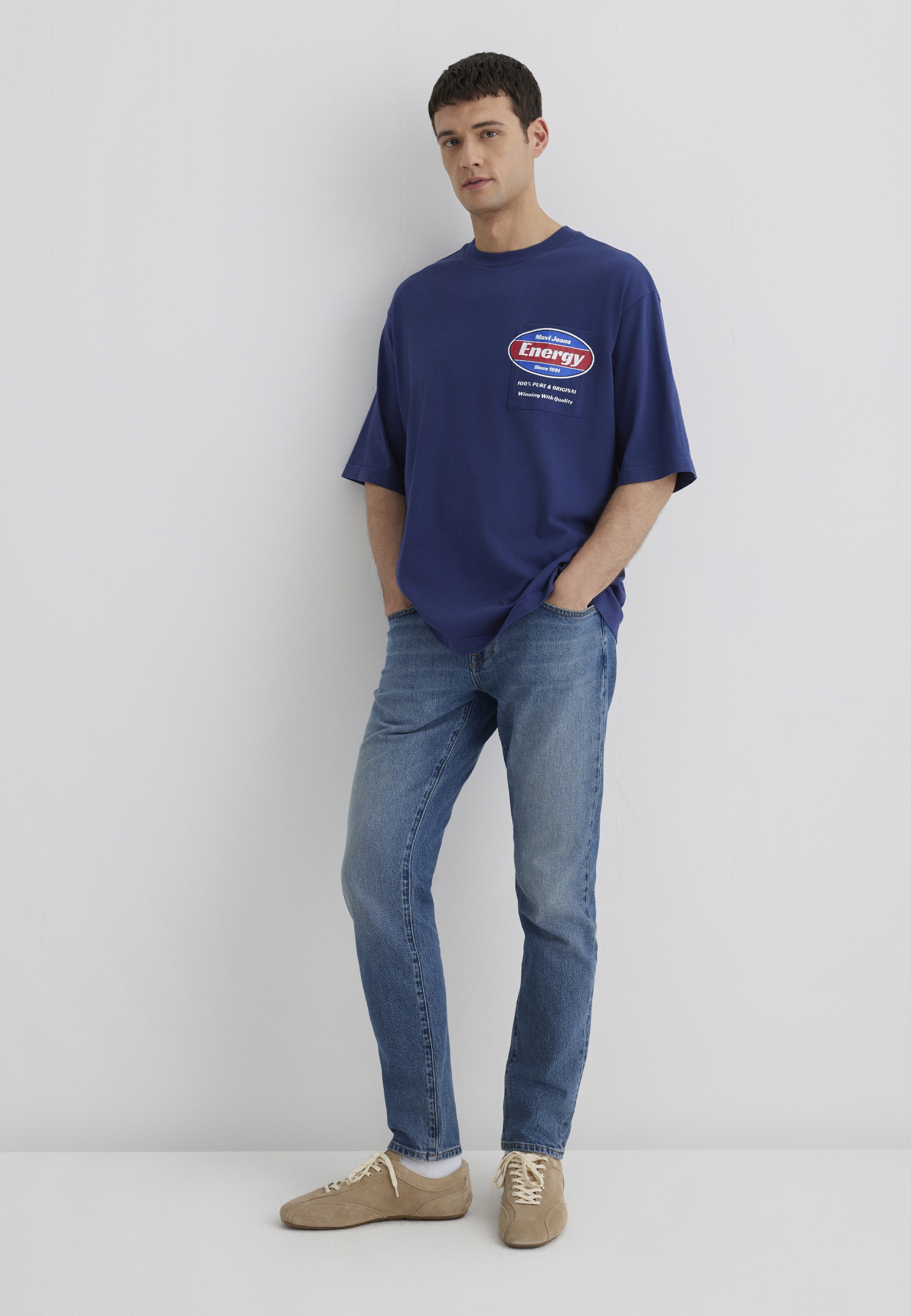 Mavi T-Shirt "SHORT SLEEVE TEE", Bedrucktes T-Shirt günstig online kaufen