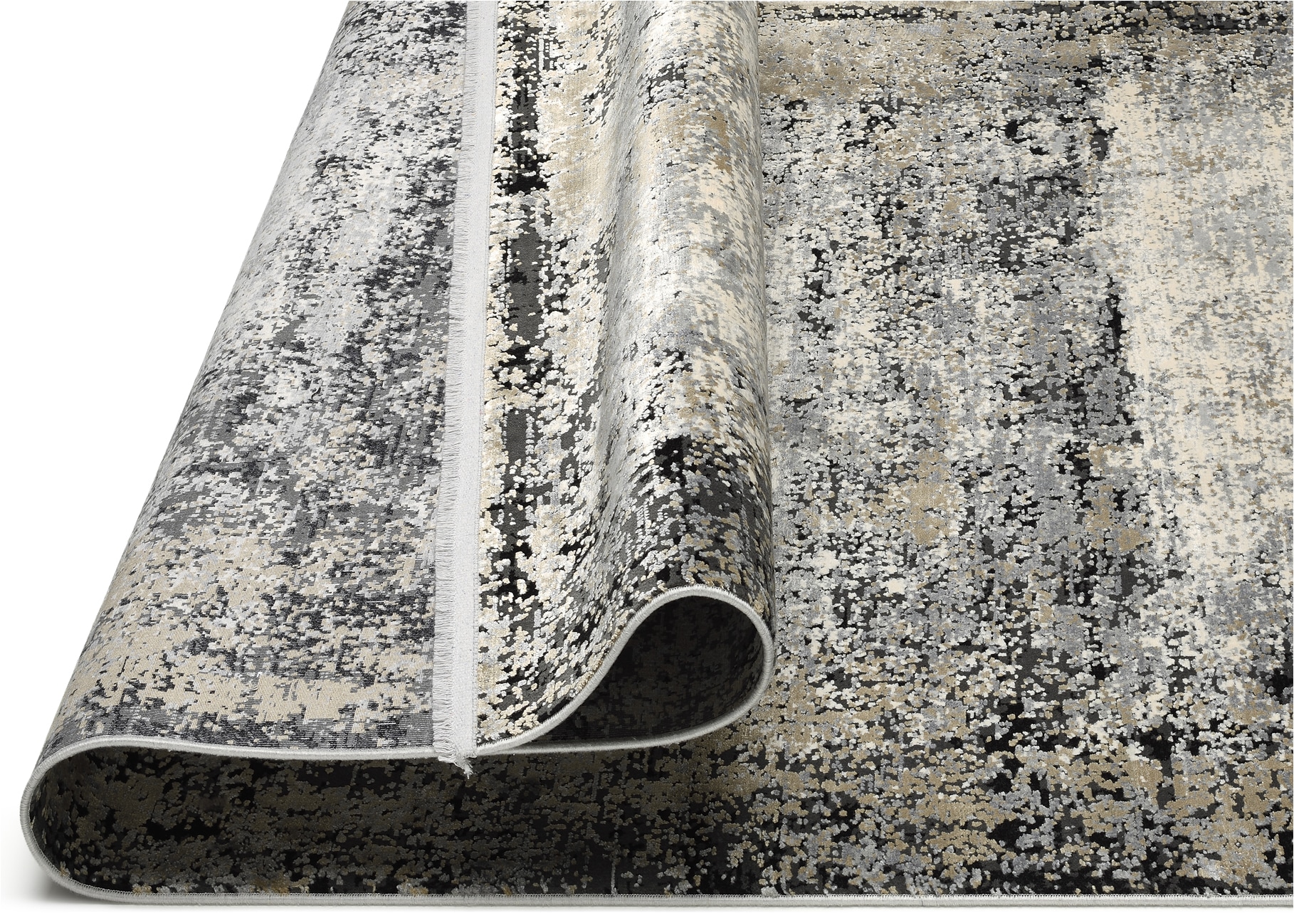OCI DIE TEPPICHMARKE Teppich »ARCADIA PLAZA« rechteckig 6 mm Höhe Design Teppich Kurzflor dezenter Glanz, Viskose, hochwertige Qualität
