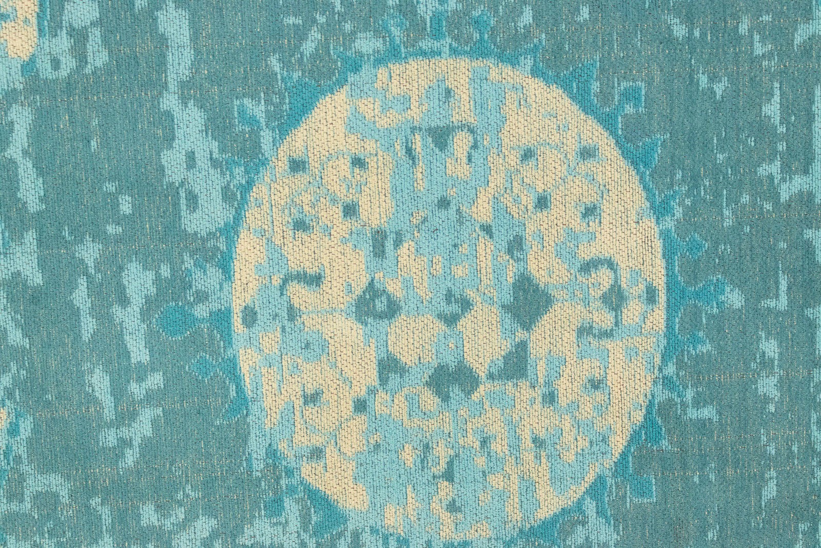 morgenland Teppich »VINTAGE LAGUNE«, rechteckig, 6 mm Höhe, Handarbeit, Shabby Chic, Wohnzimmer