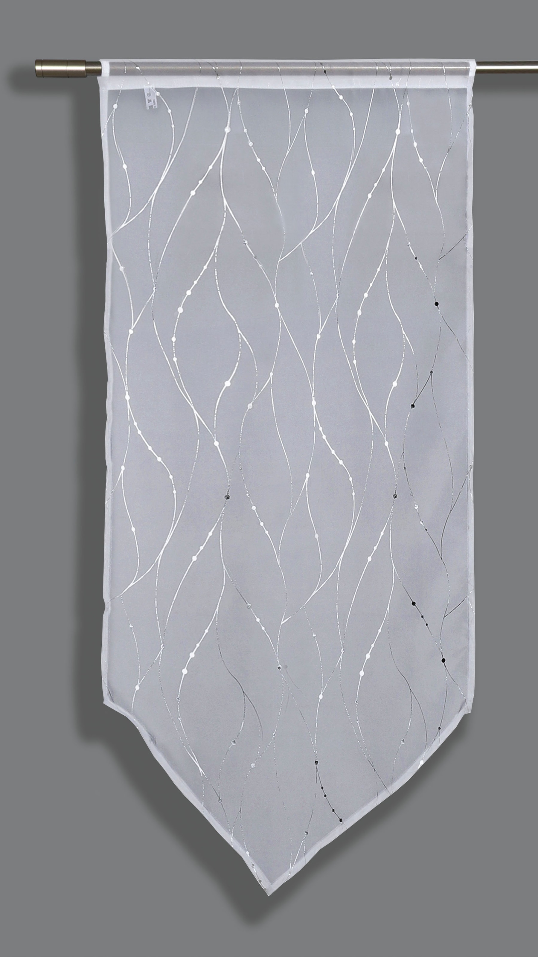 GARDINIA Panneaux »Silberdruck«, (1 St.), Stoff Voile