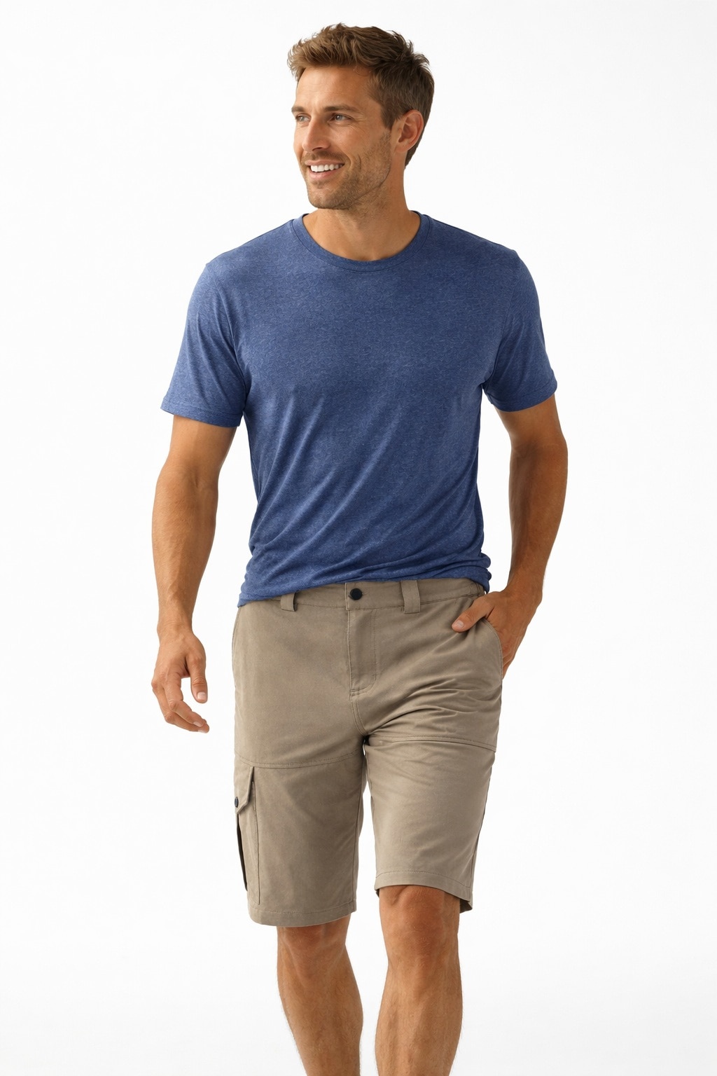 LPO Cargobermudas "Hardy Trail" Praktische Taschen, elastischer Bund