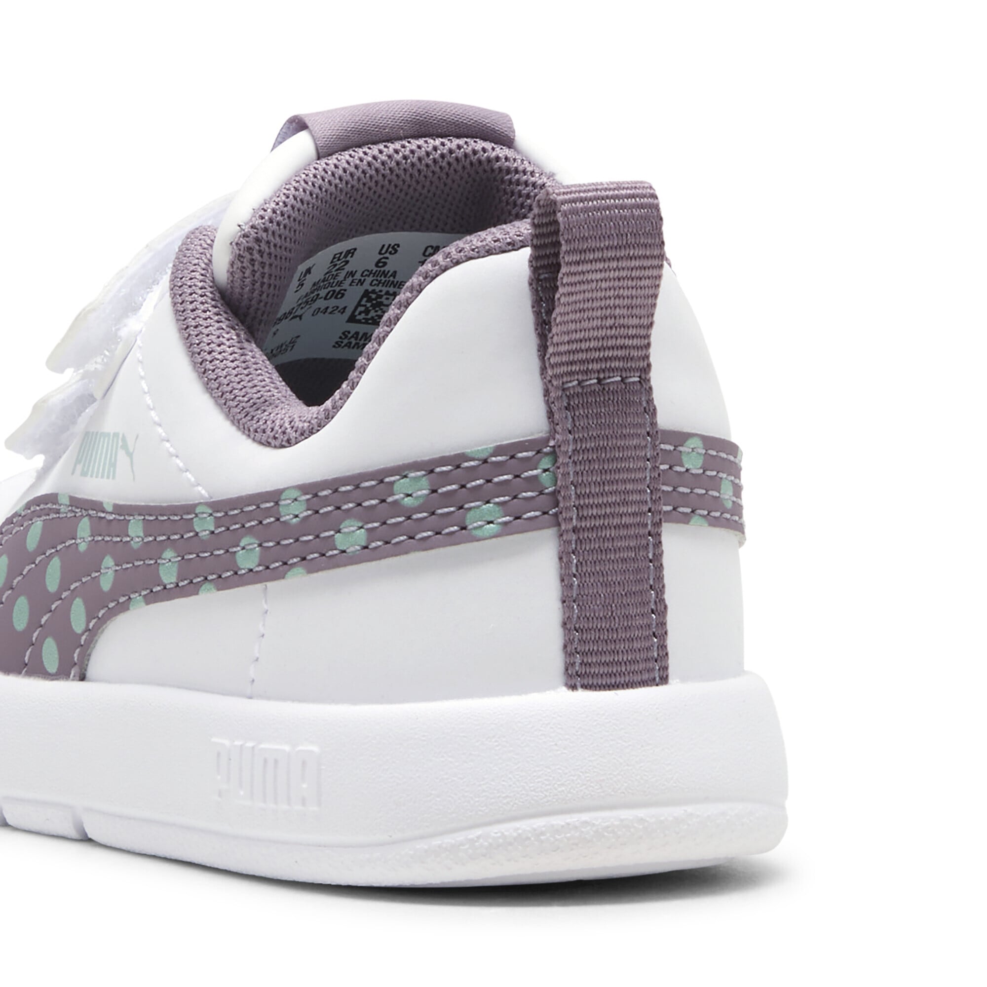PUMA Sneaker »Courtflex V3 Dotty Sneakers Klein Mädchen«