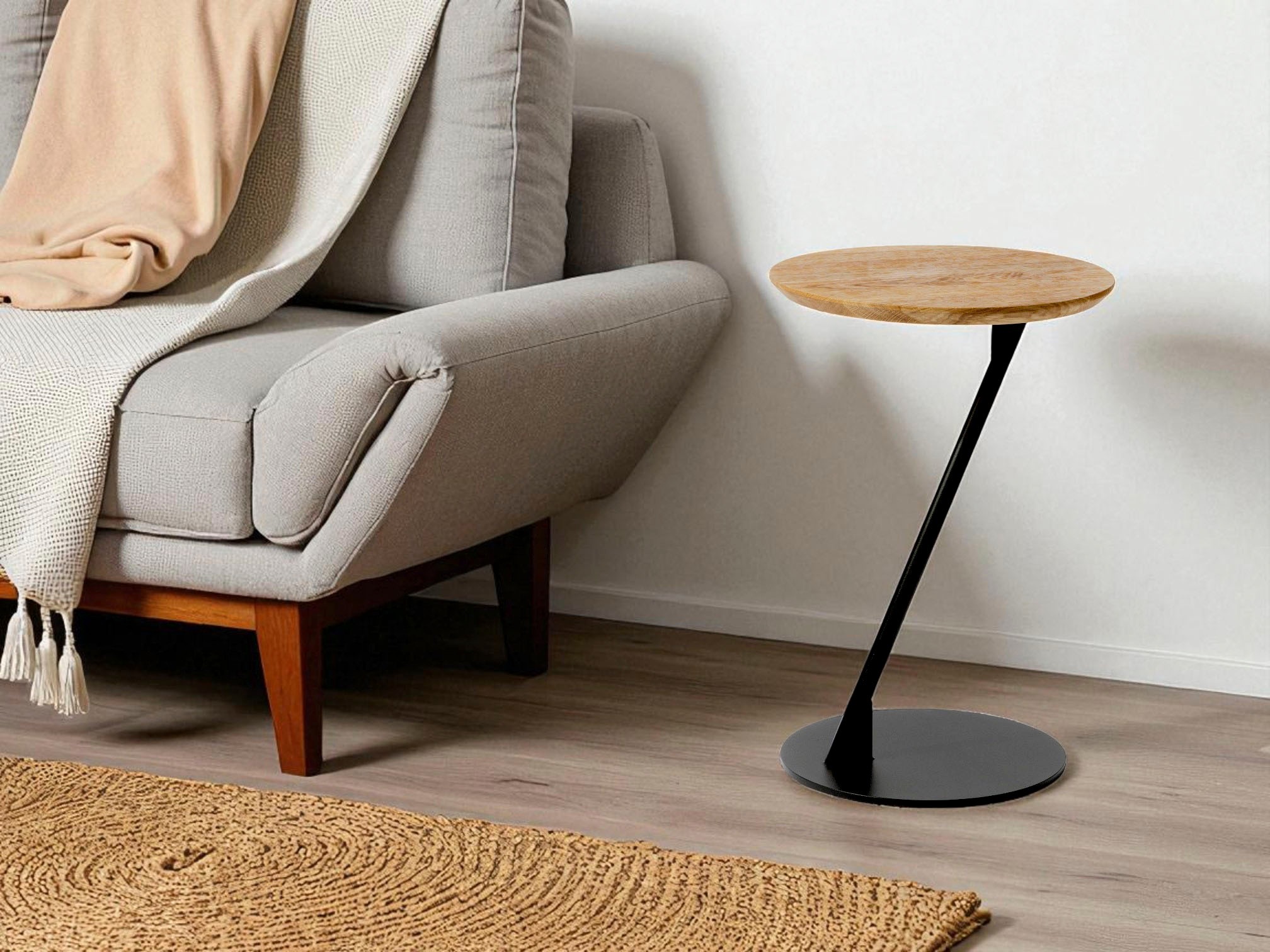 andas Couchtisch "Kurikka" B/T/H: 35/35/52 cm, Kaffeetisch, Tischplatte aus günstig online kaufen