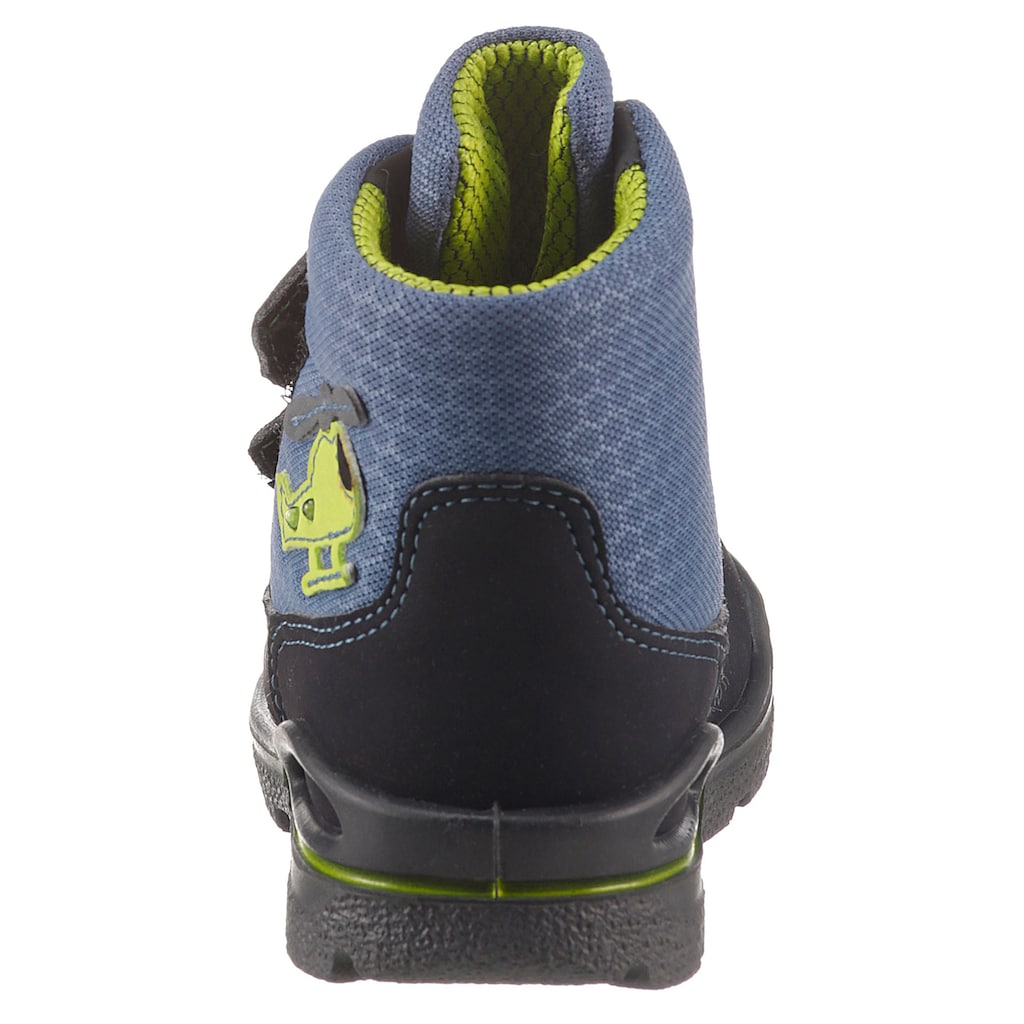 Schuhe Babyschuhe PEPINO by RICOSTA Klettboot »Blinkschuh Jan WMS Schuh Weiten Mess System: Weit«, mit Warmfutter blau-hellblau