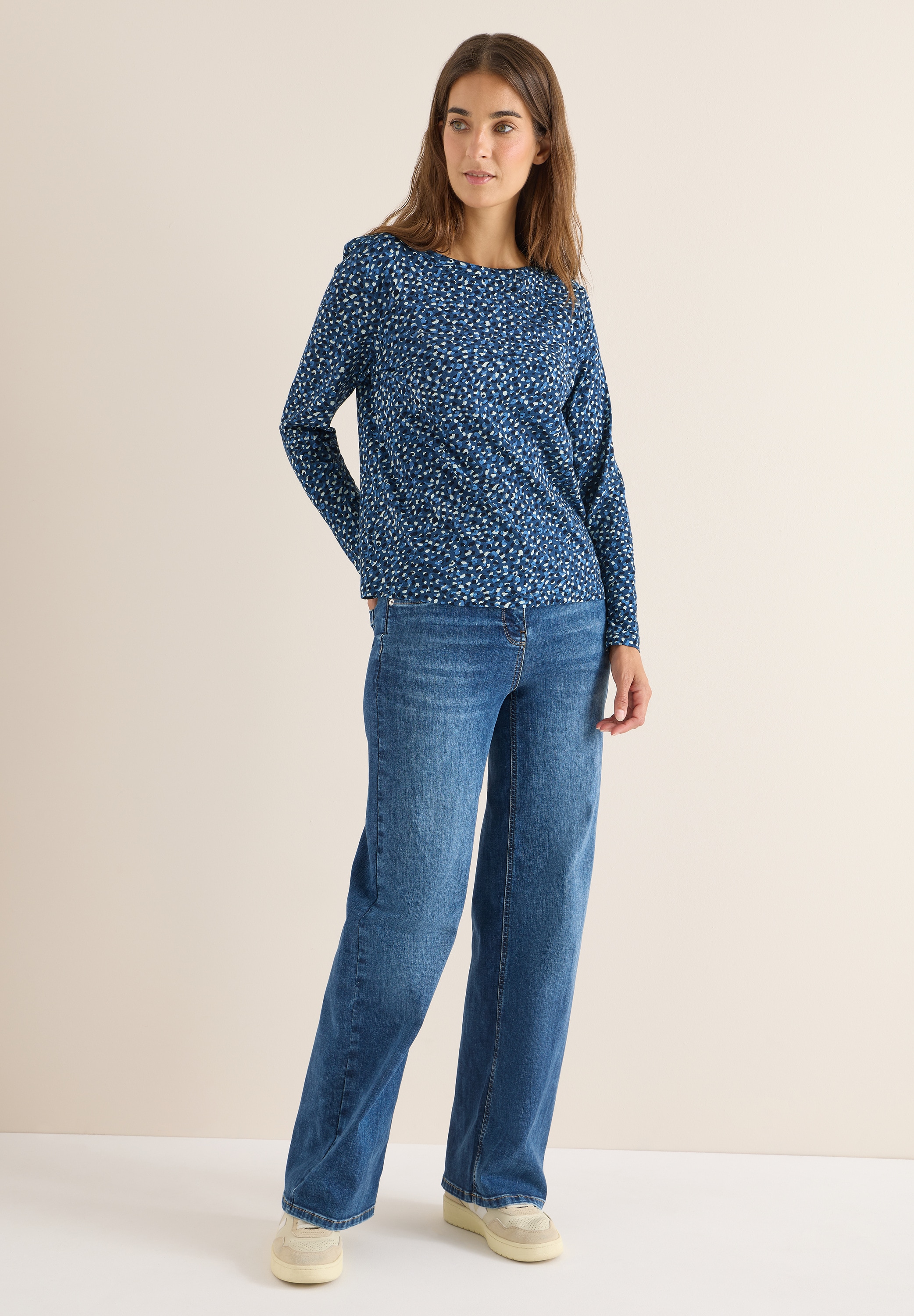 Cecil Langarmshirt, aus reiner Baumwolle