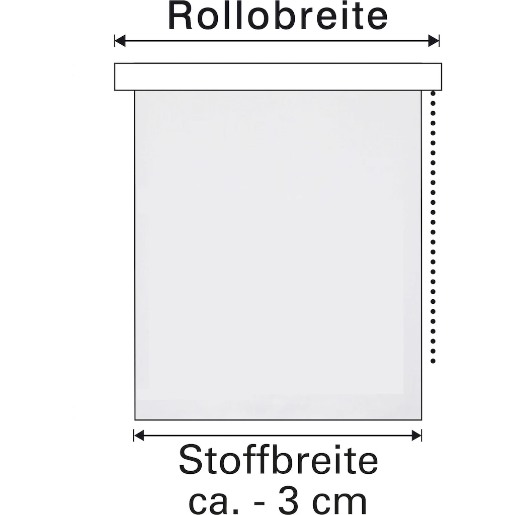 GARDINIA Seitenzugrollo »EASYFIX Rollo Uni«, Lichtschutz, ohne Bohren, freihängend