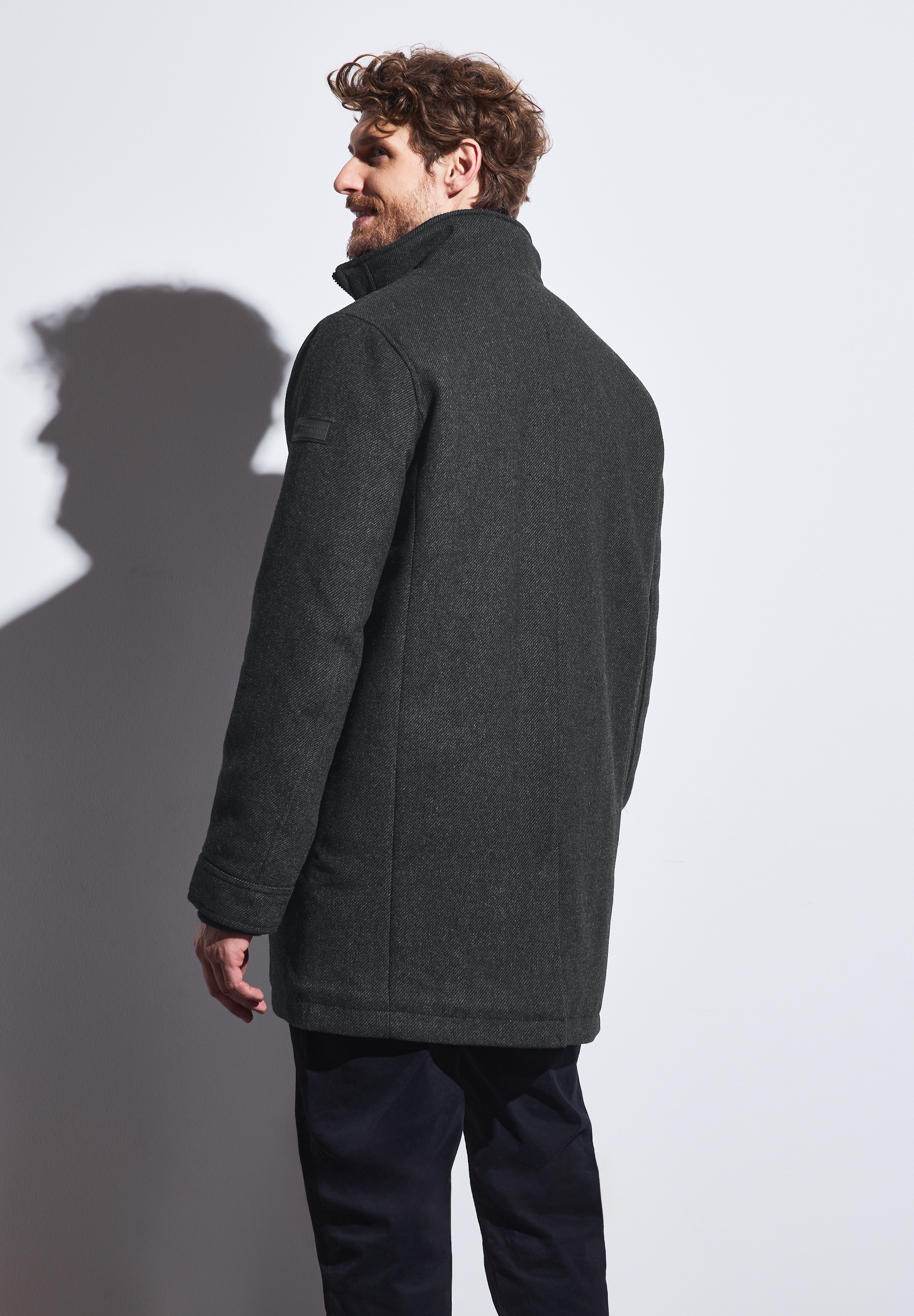 STREET ONE MEN Kurzmantel, mit Stehkragen günstig online kaufen