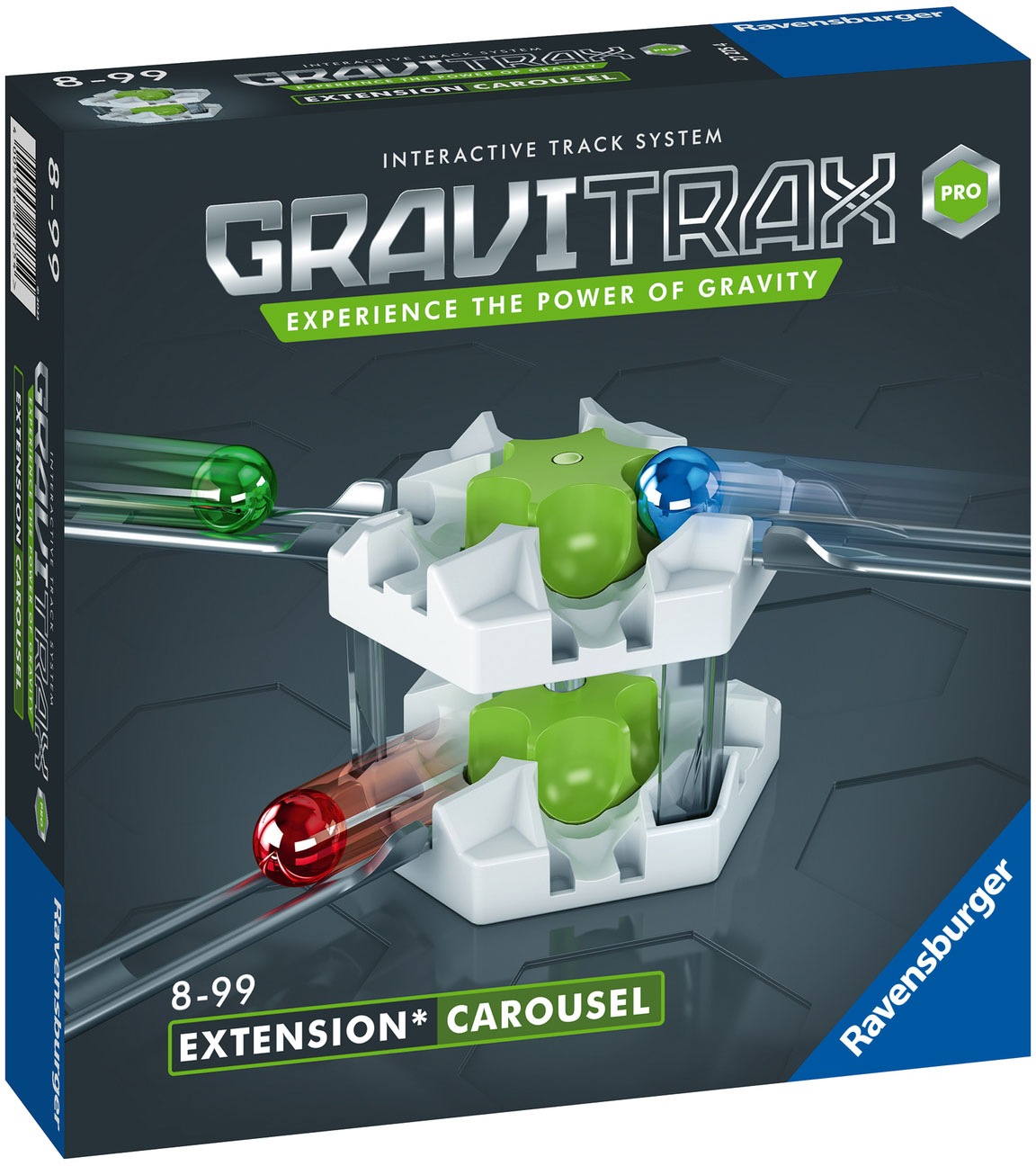 Ravensburger Kugelbahn-Bausatz »GraviTrax PRO Carousel«, Made in Europe
