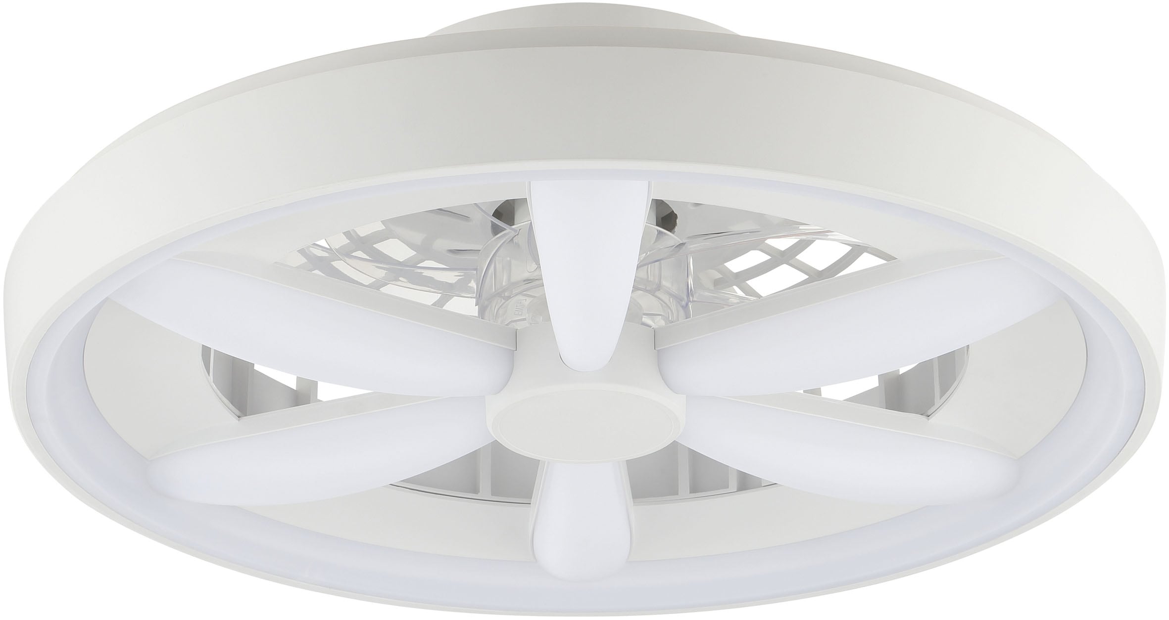 Brilliant LED Deckenleuchte »Gaiano«, 1 flammig, Ø 48cm mit Ventilator, 6400 lm, dimmbar, RGB, 2700-6500 K