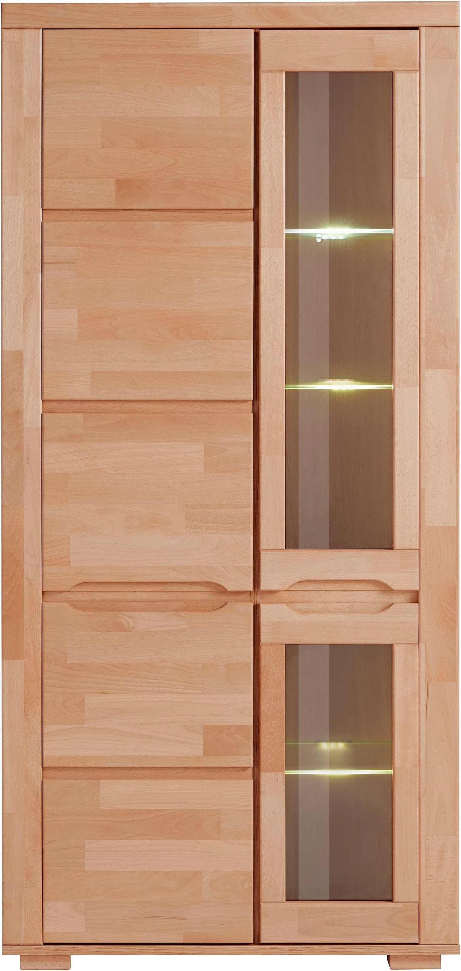 Home affaire Vitrine "DENIS70, Wohnzimmer, viel Stauraum, verstellbaren Ein günstig online kaufen