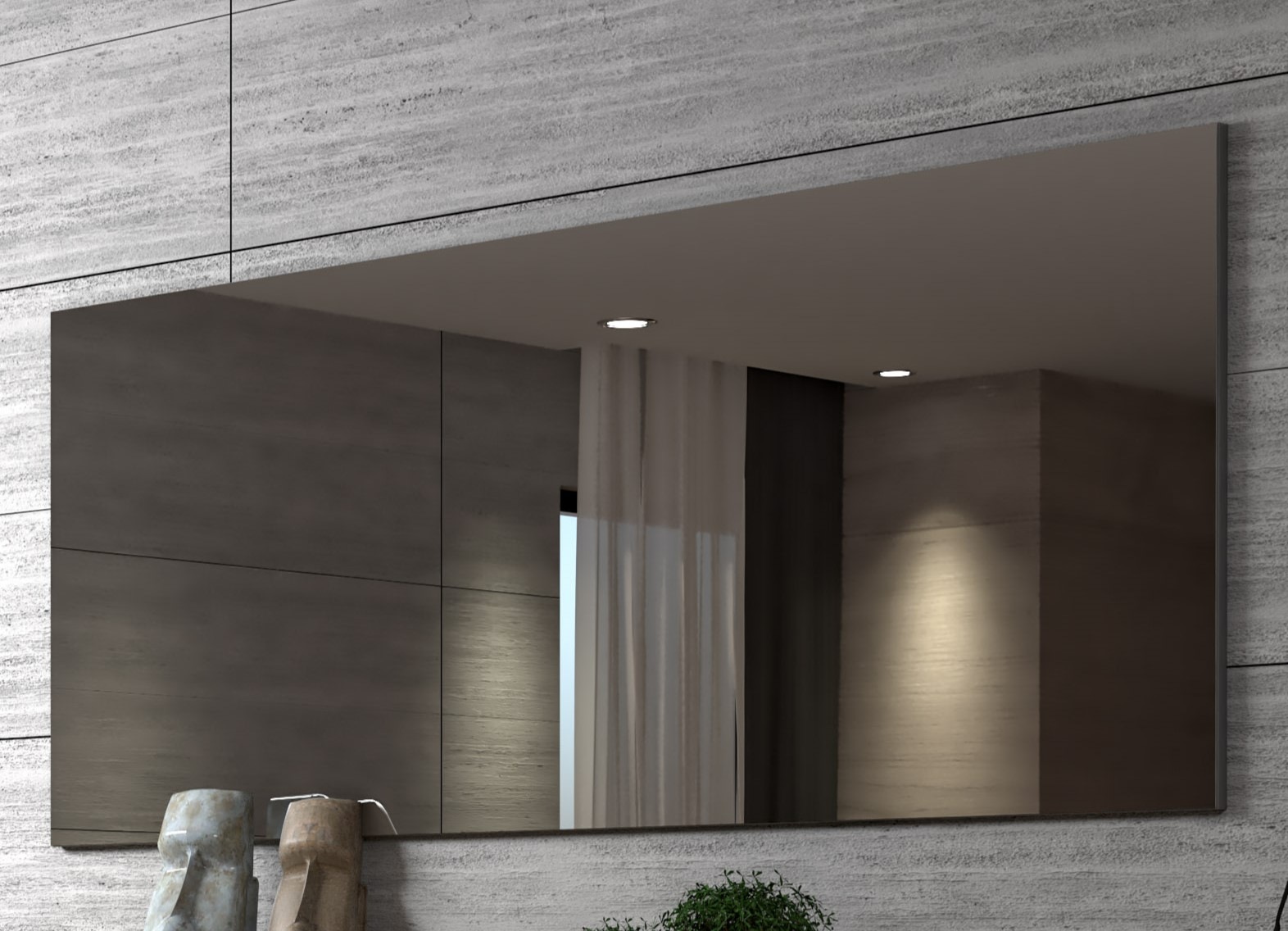 INOSIGN Garderobenspiegel "SPACE, Spiegel ganzflächig, Breite 160 cm, Wandm günstig online kaufen