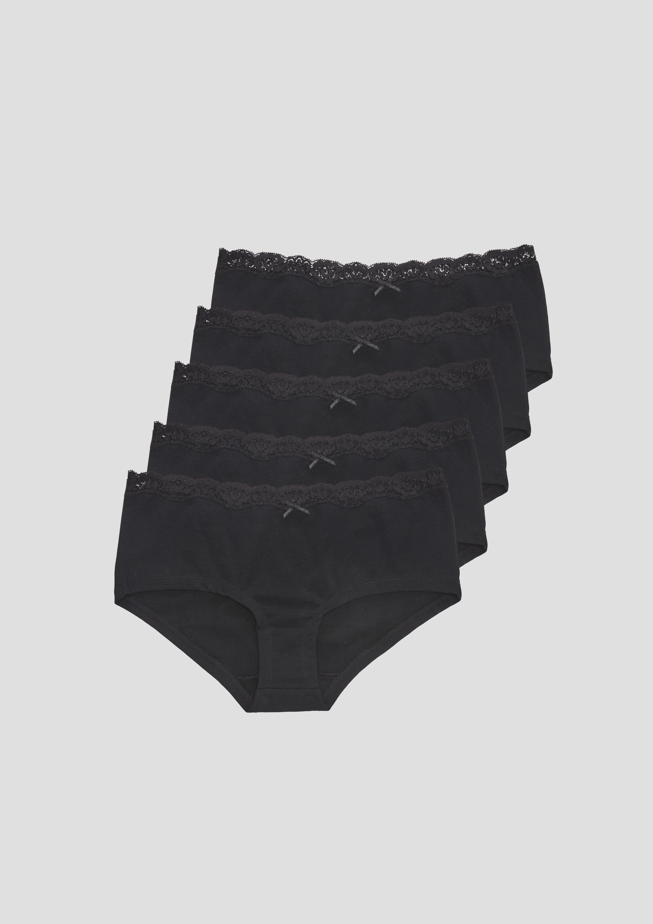 s.Oliver Panty 5er-Pack, aus elastischer Baumwoll-Qualität, mit Aufbewahrungsbox