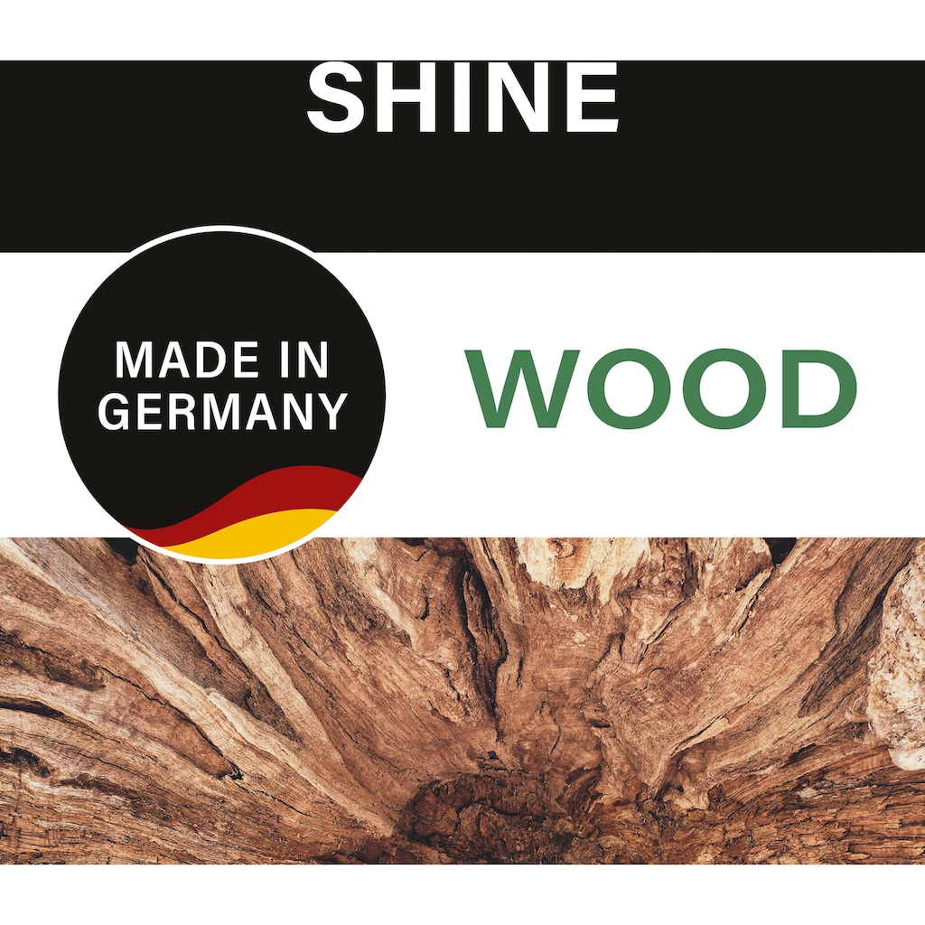 FISCHER & HONSEL Wandleuchte »Shine-Wood«, 2 flammig-flammig, made in Germany, langlebige LED