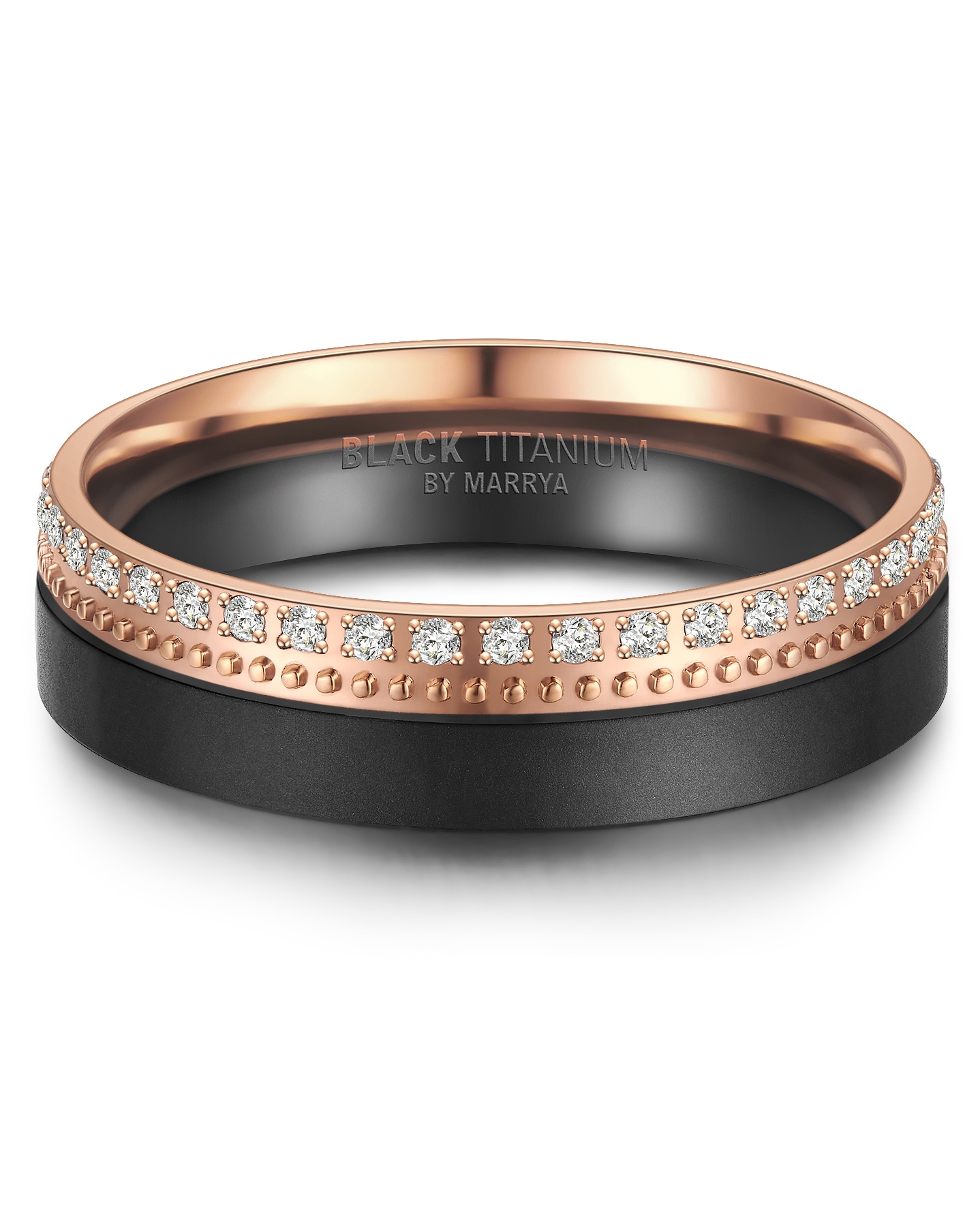 Marrya Partnerring »BLACK TITANIUM by MARRYA«