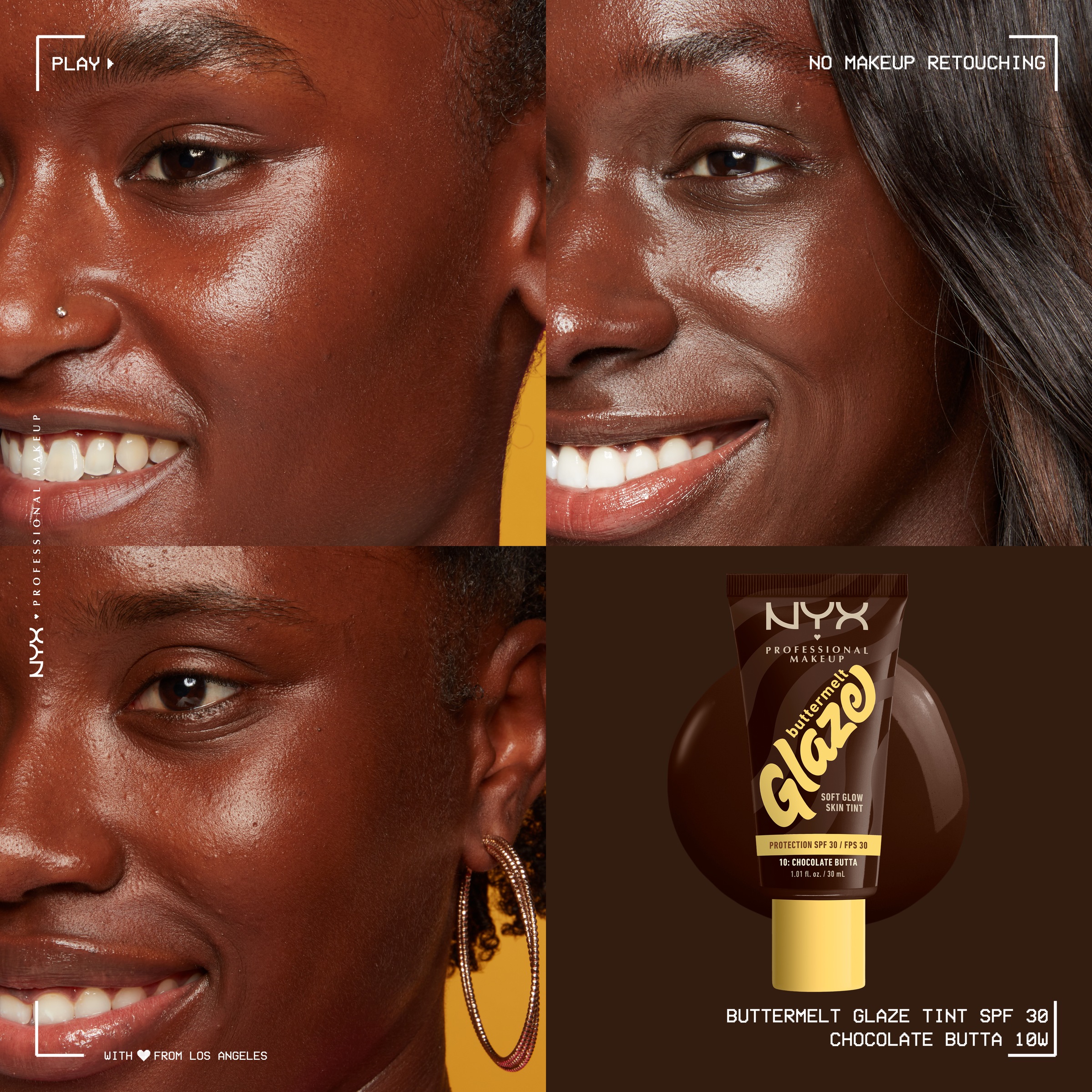 NYX Foundation »NYX Professional Makeup Buttermelt Glaze Foundation LSF 30«