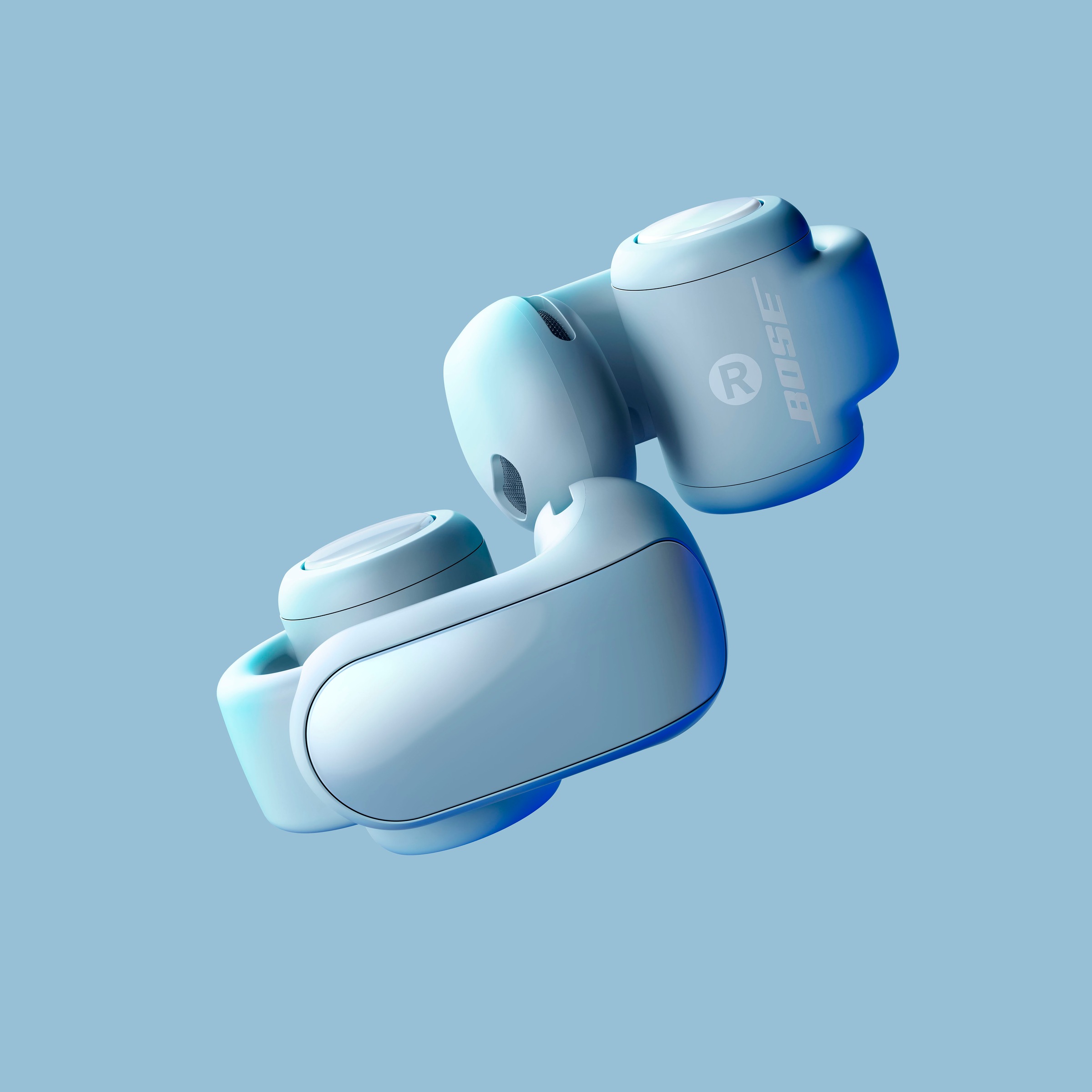 Bose Kopfhörer »Ultra Open Earbuds mit 2 Modi: Immersive Sound, Stereo«, Bluetooth, Stummschaltung, Simple Sync, Google Fast Pair, Umgebung wahrnehmen