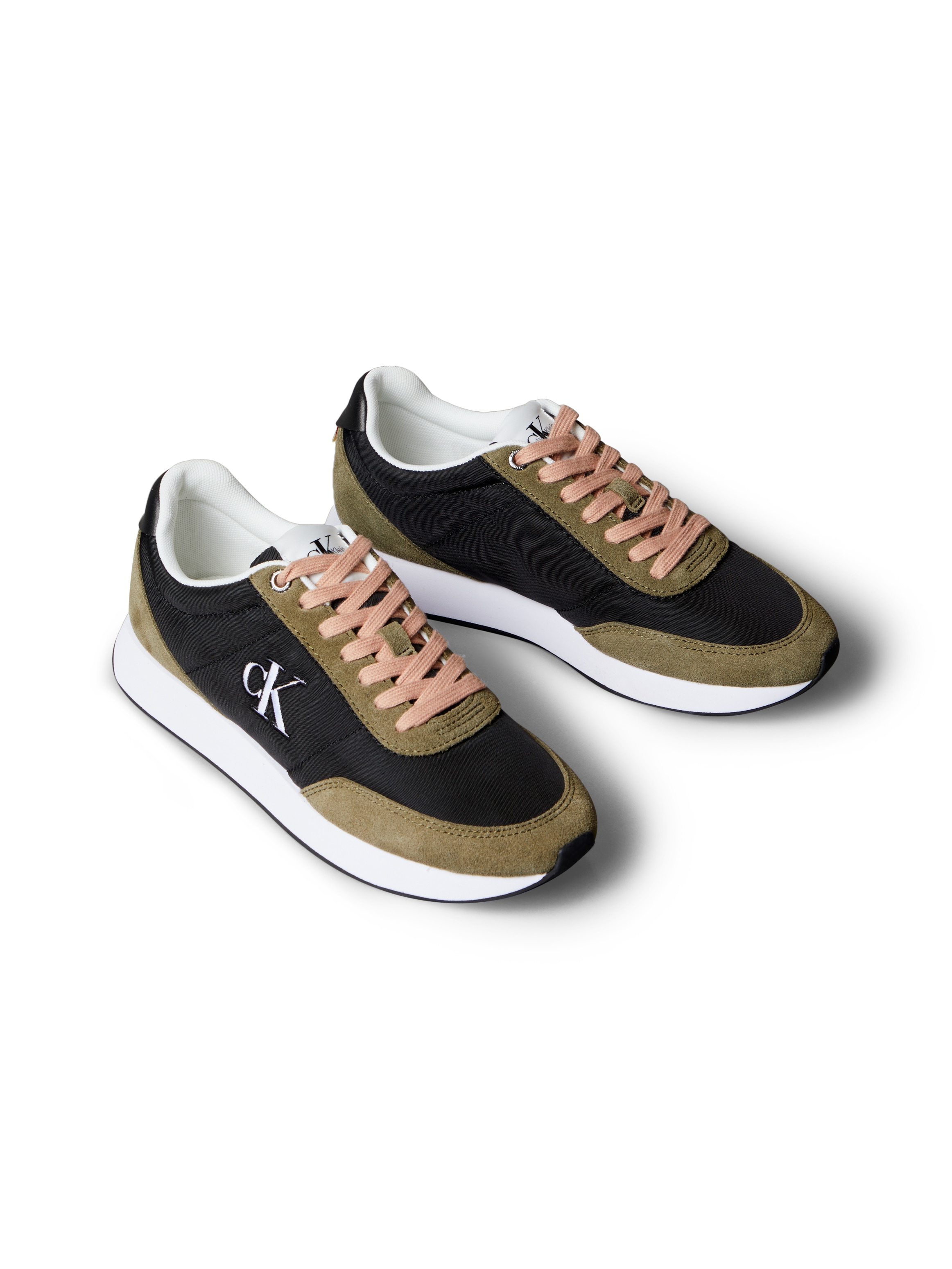 Calvin Klein Jeans Sneaker "RETRO RUNNER ESS MIX MAT", Schnürschuh, Runner- günstig online kaufen