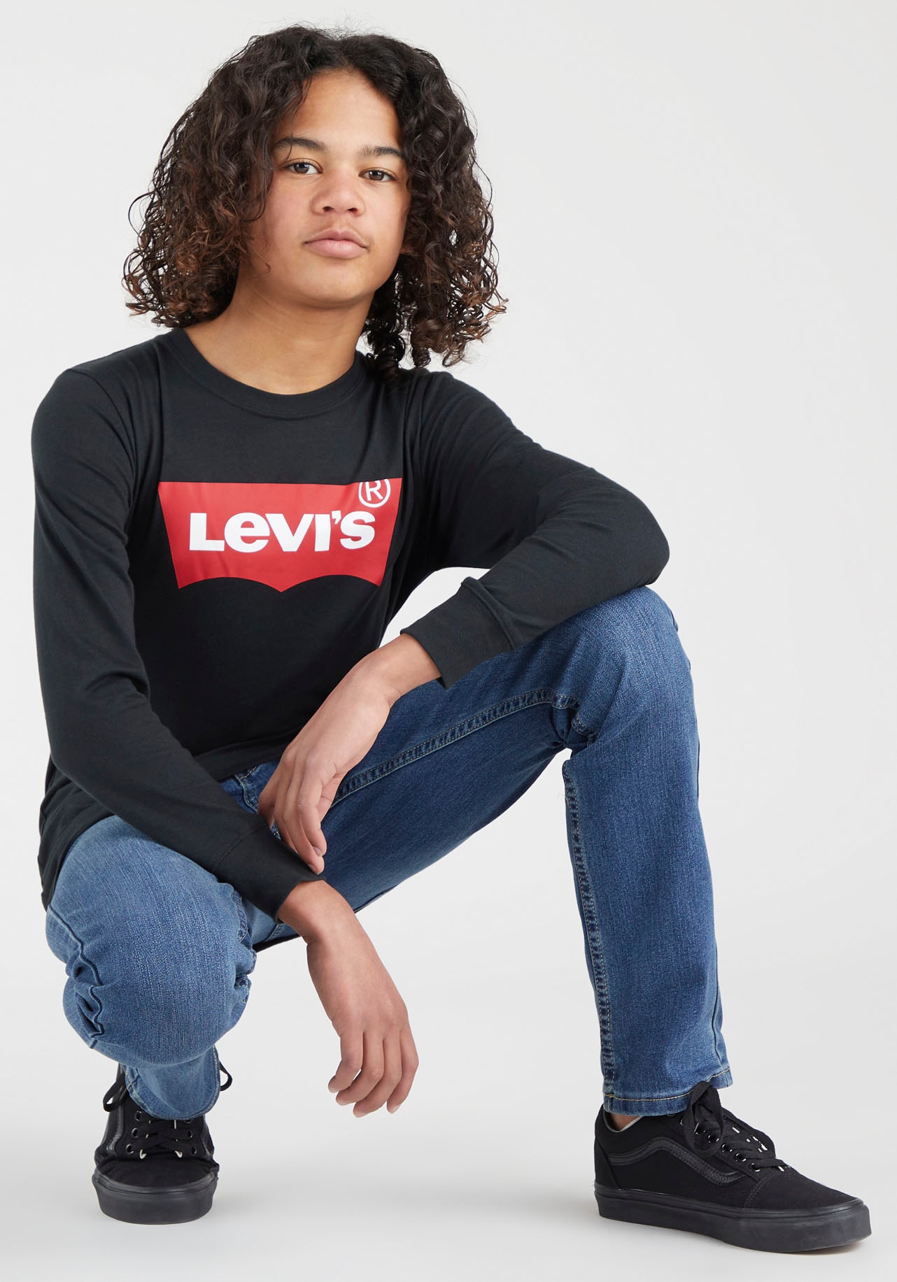 Levi's® Kids Langarmshirt »L/S BATWING TEE«, for BOYS