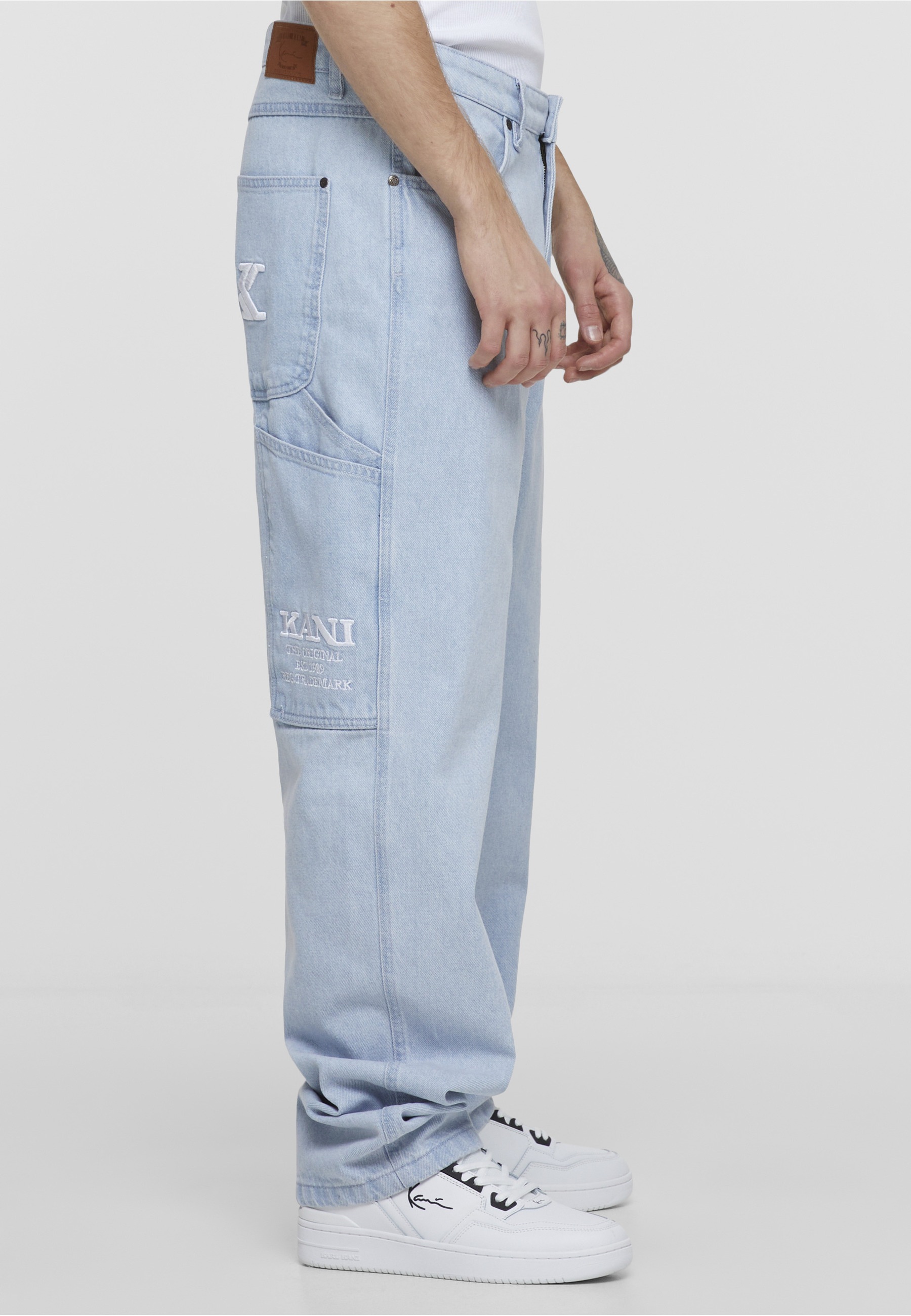 Karl Kani Bequeme Jeans »Karl Kani Herren KMI-PL063-090-12 KK Retro Baggy Workwear Denim« 1 Stk.