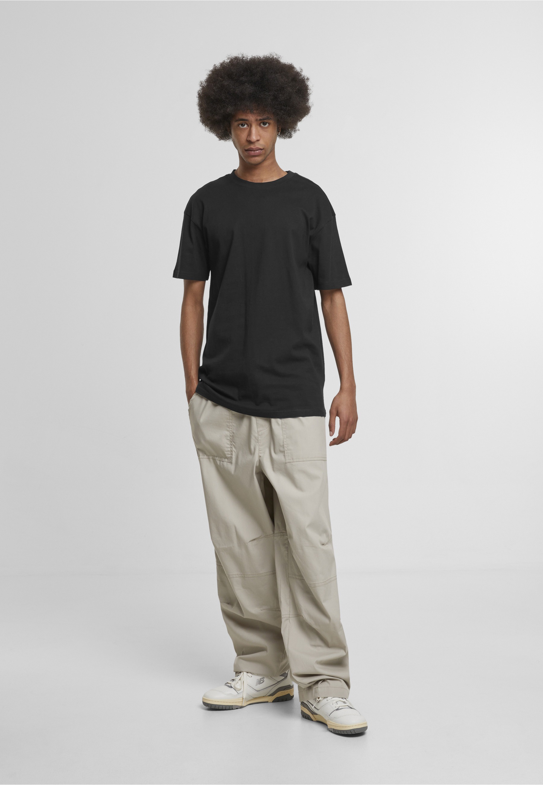 URBAN CLASSICS Stoffhose »Urban Classics Loose Fit Pants With Darts«