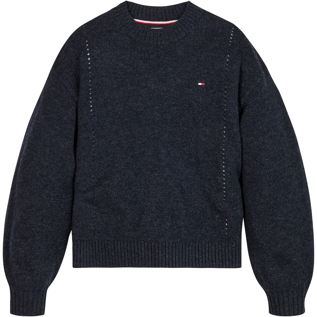 Tommy Hilfiger Rundhalspullover »ESSENTIAL SOFT WOOL CNK SWEATER«