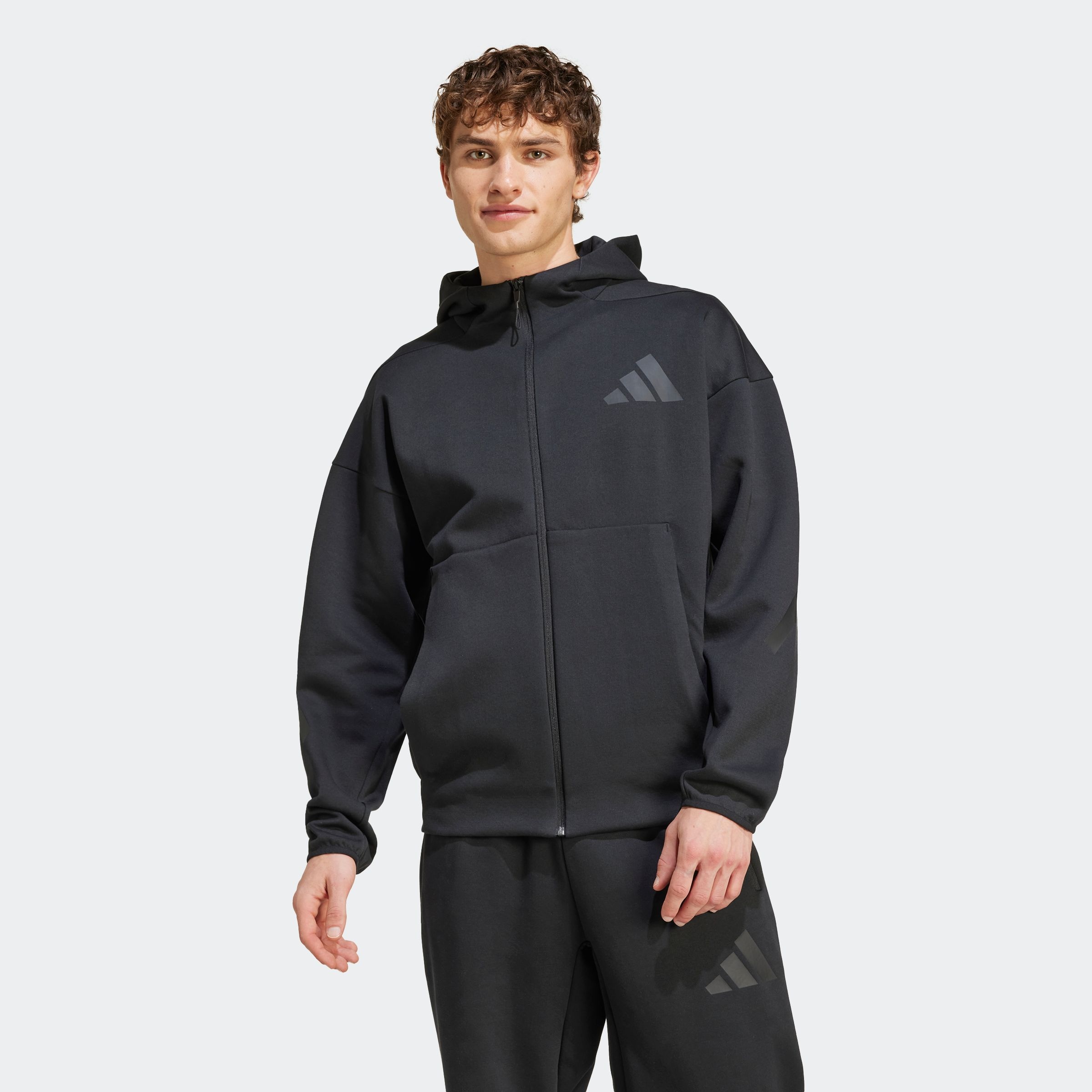 adidas Sportswear Kapuzensweatshirt "NEW ADIDAS Z.N.E. ZIP-HOODIE", für sportliche Aktivitäten, aus Polyester und Baumwolle
