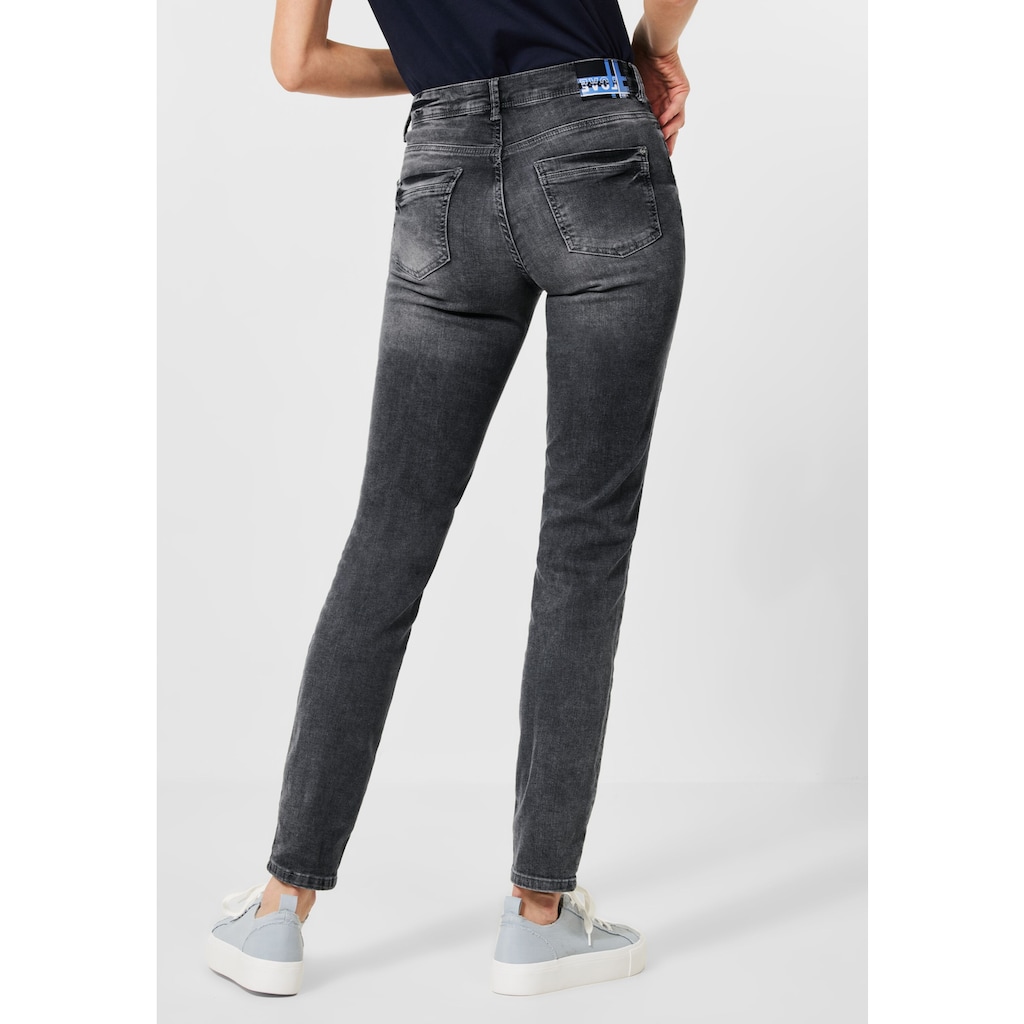 Cecil Slim-fit-Jeans Middle Waist