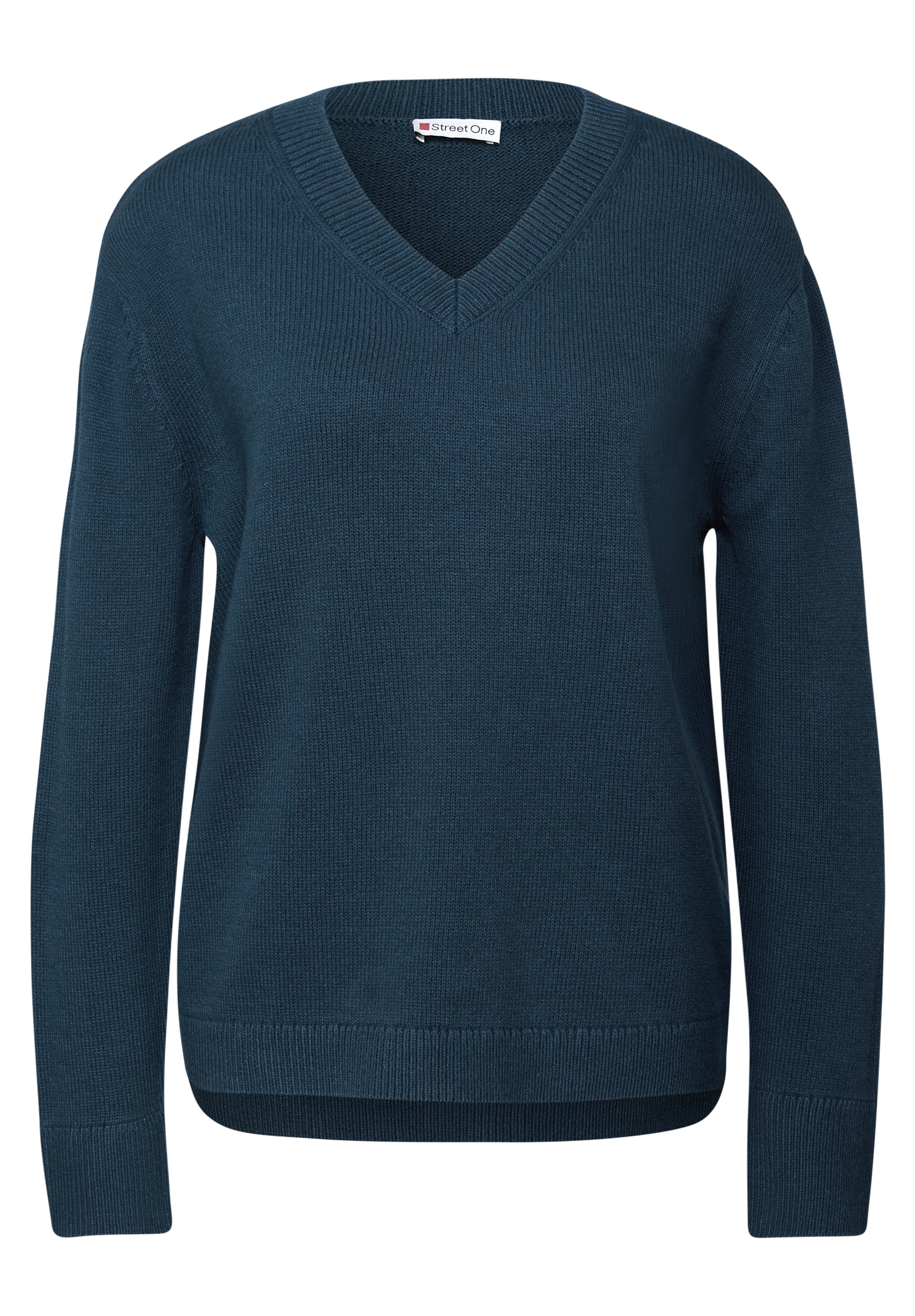 STREET ONE Strickpullover, im soften Baumwoll-Mix