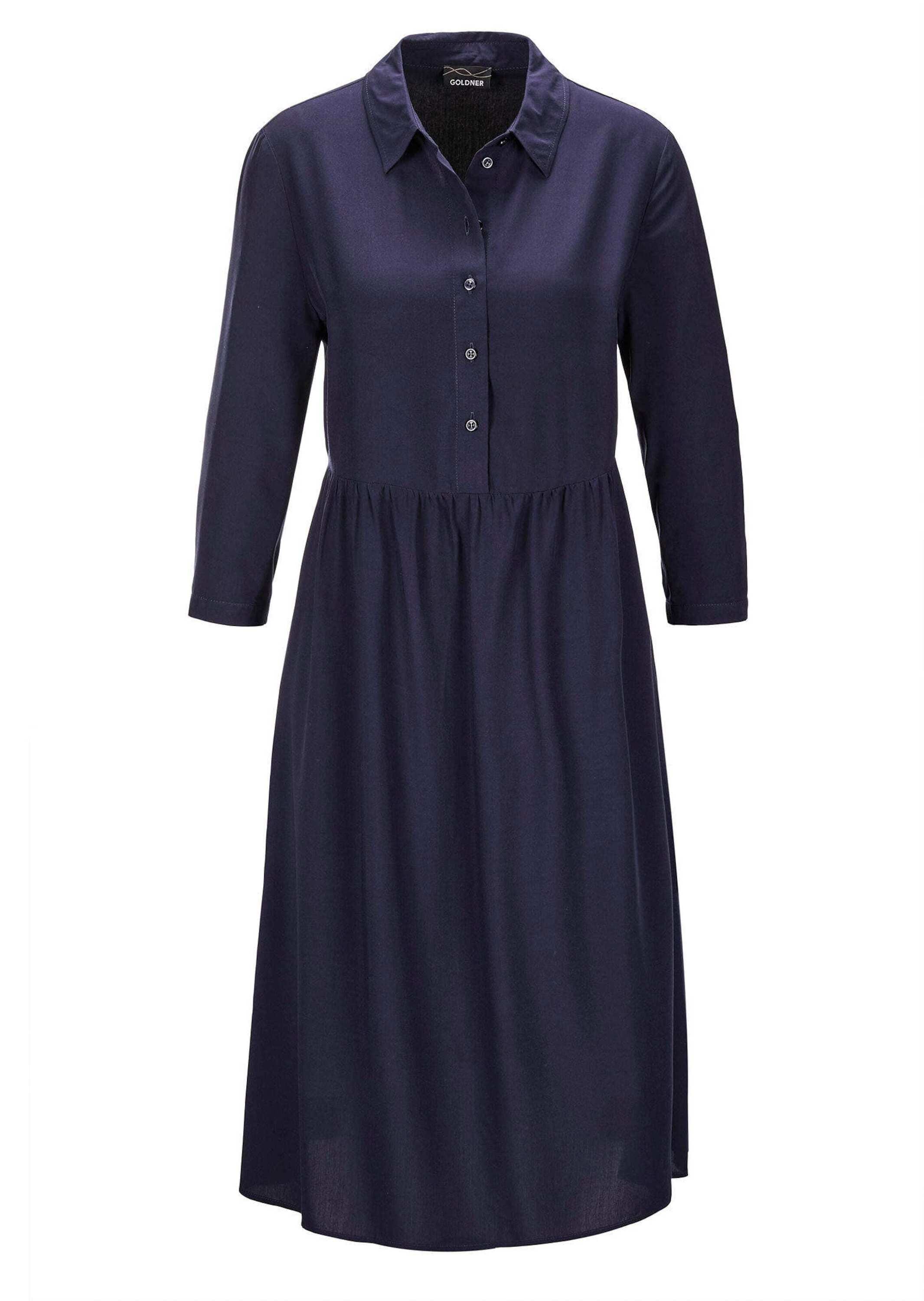 GOLDNER Blusenkleid "Elegantes Sommerkleid mit Knopfleiste" günstig online kaufen