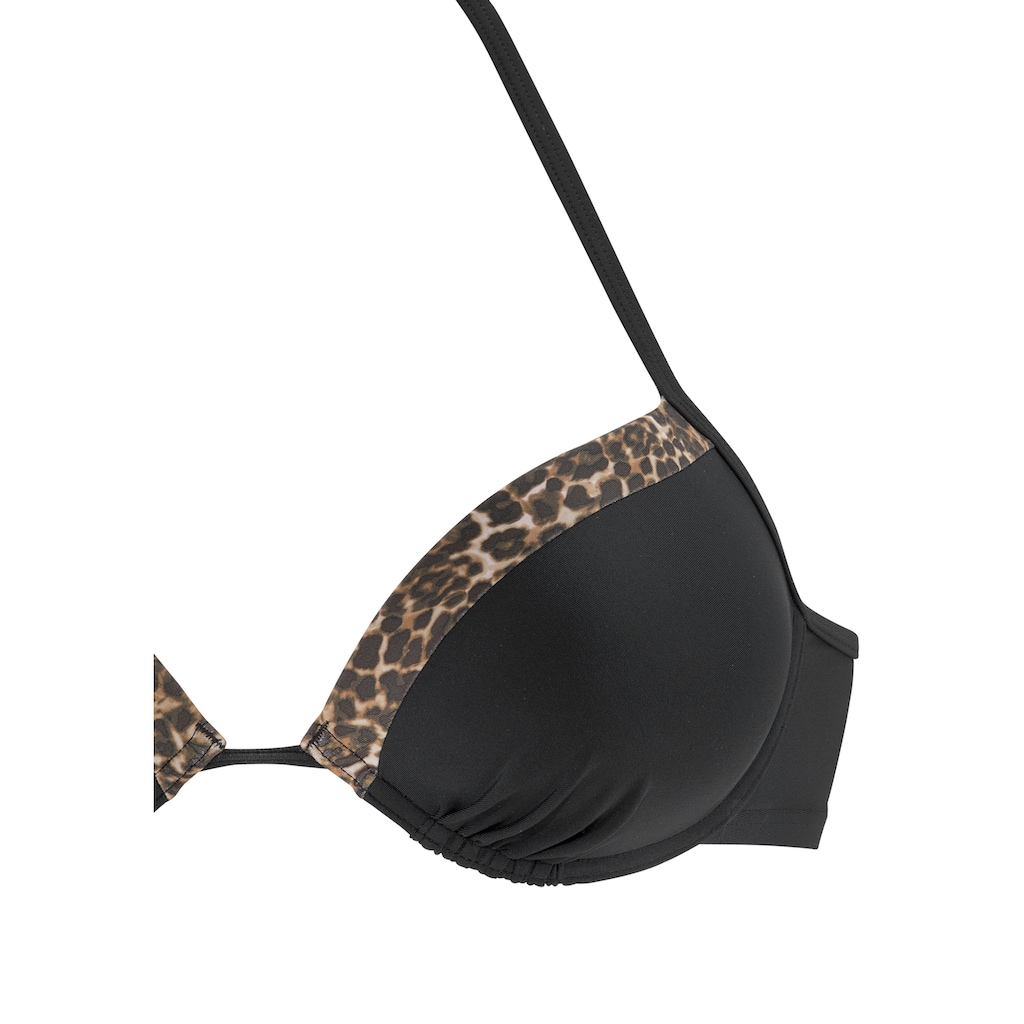 LASCANA Push-Up-Bikini-Top »Adele«, mit trendigen Details