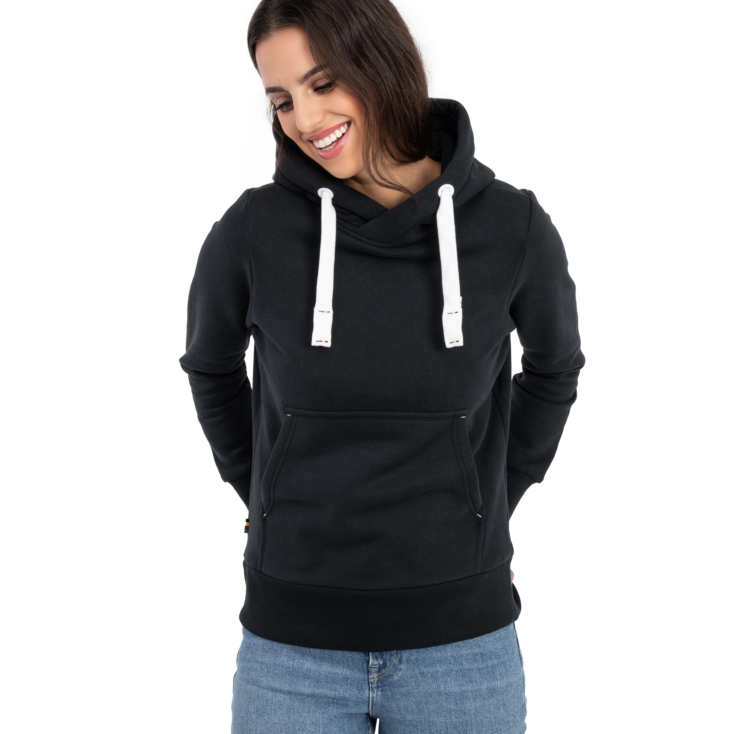 DEPROC Active Kapuzensweatshirt "HildaCMYK II WOMEN", weiche Fleecejacke mi günstig online kaufen