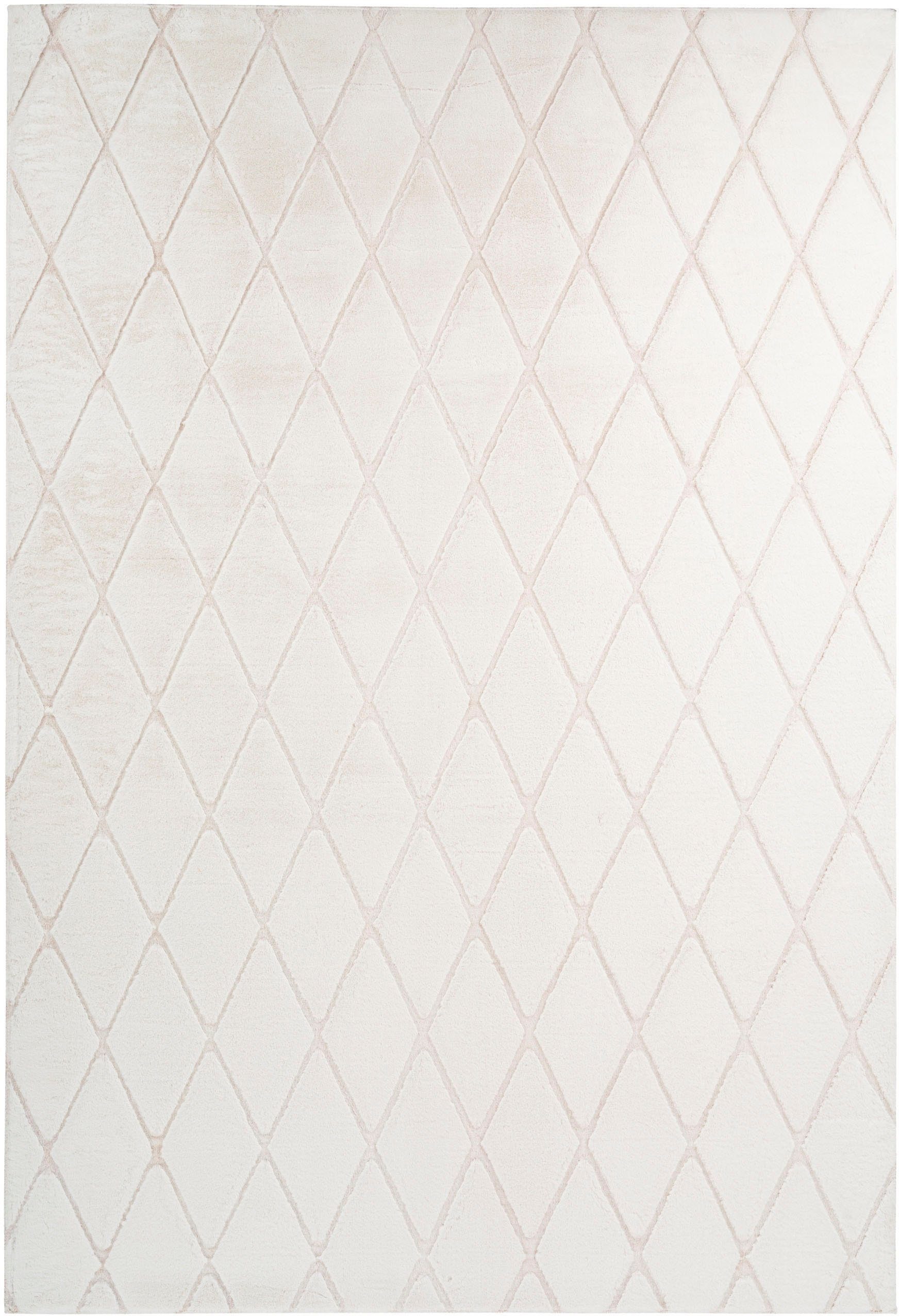 my home Teppich "Tilana" rechteckig 20 mm Höhe retro, Wohnzimmer günstig online kaufen